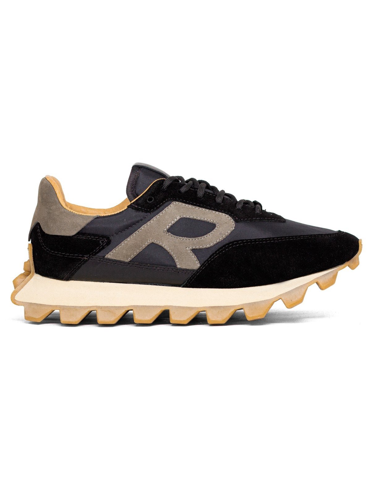 Tênis Masculino Reserva Go Yankee Sneaker Couro Tratorado Preto Titanio
