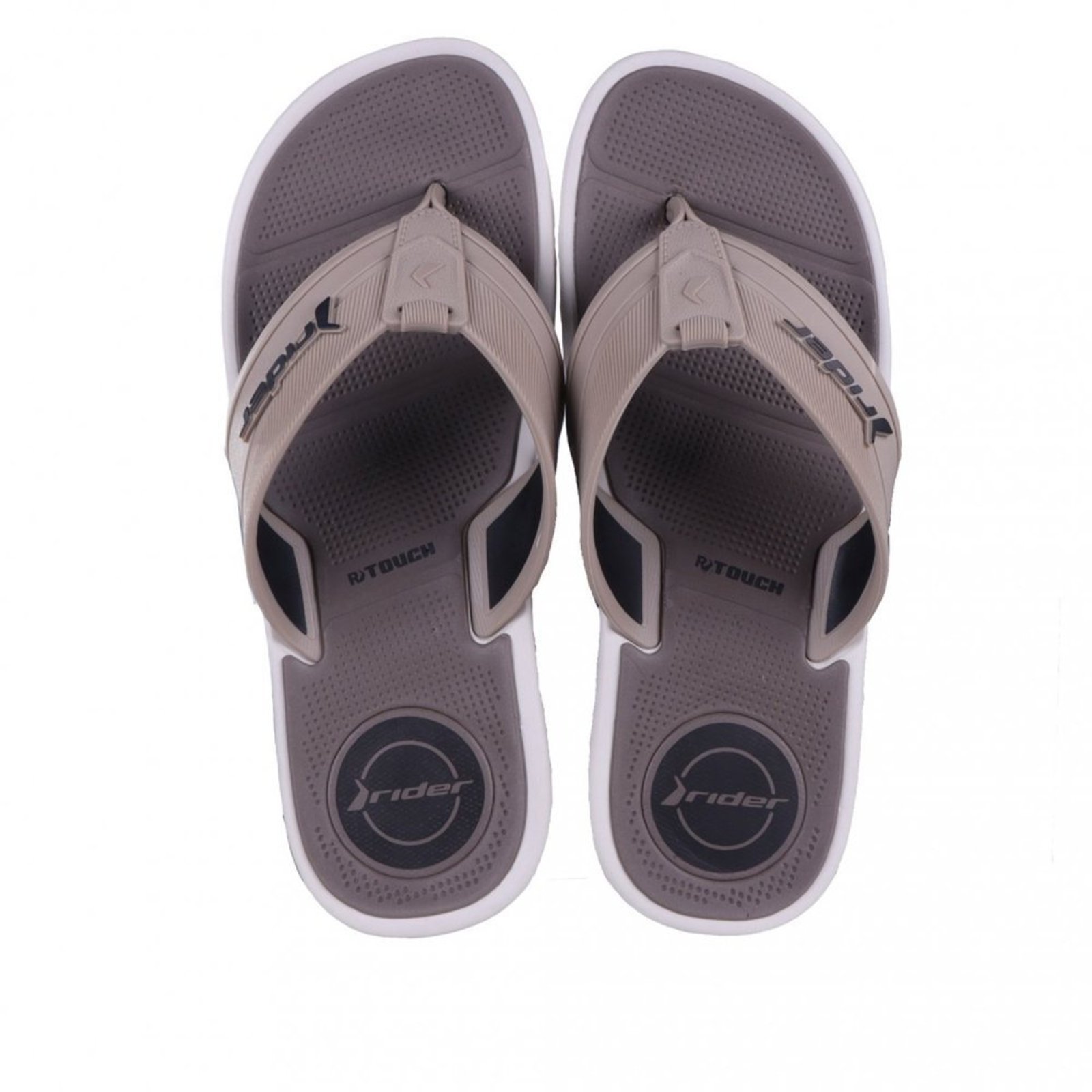 Chinelo Masculino Trace Plus Rider 12634 Rider Bege