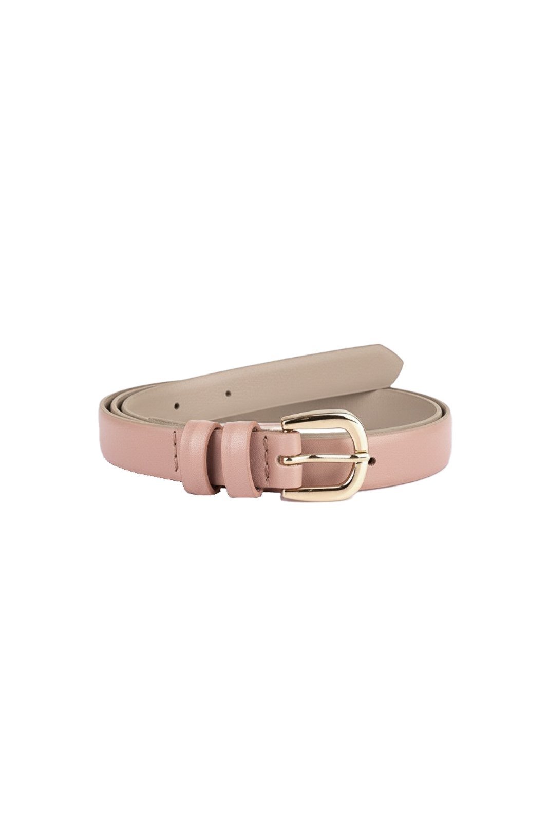 Cinto feminino de couro Vicky - Blush