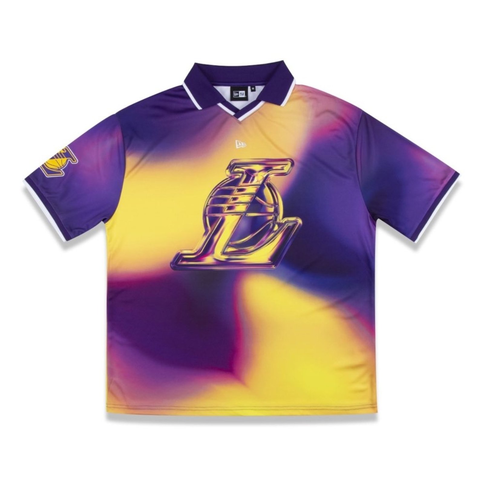 Camiseta New Era Regular Los Angeles Lakers Roxo