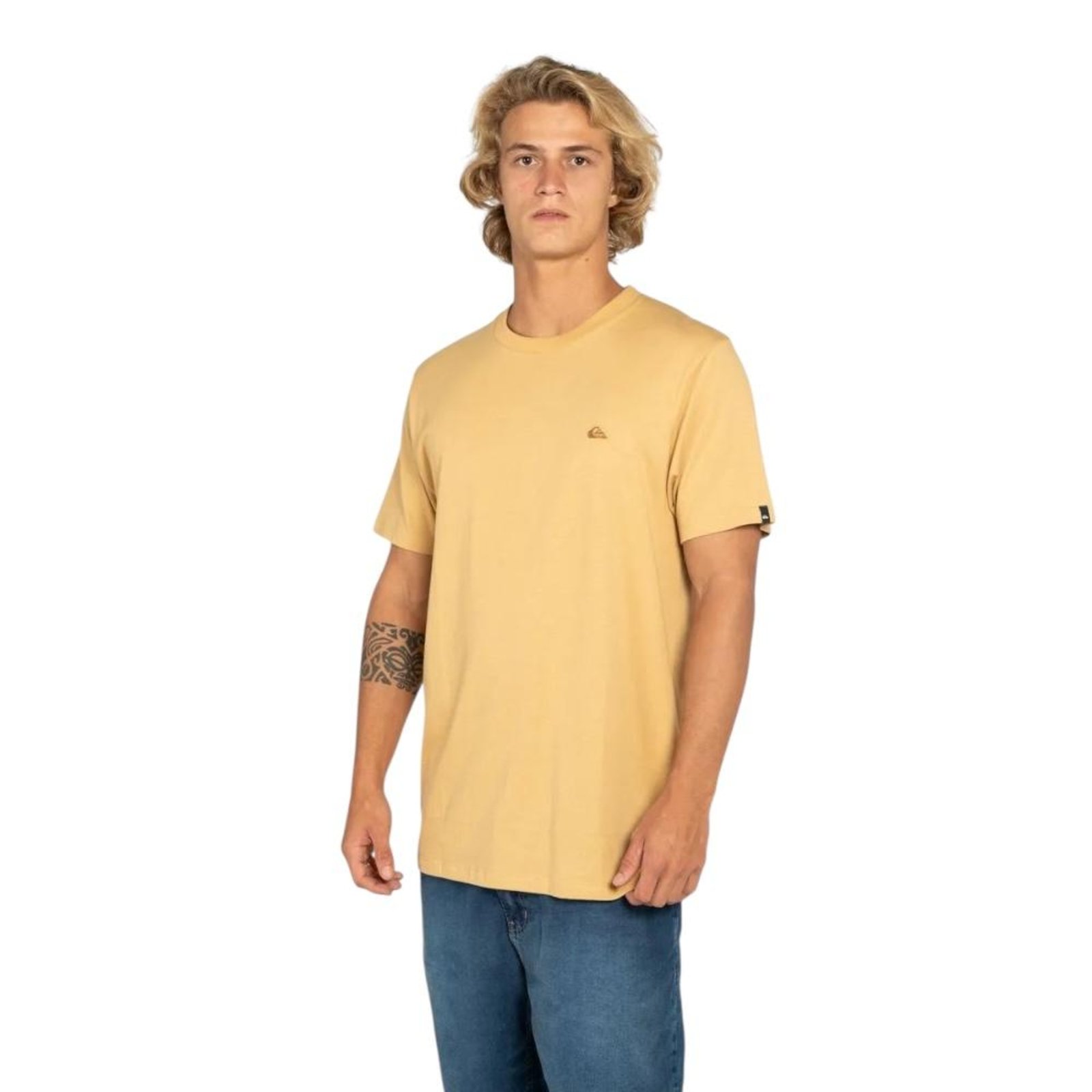Camiseta Quiksilver Embroidery – Caqui