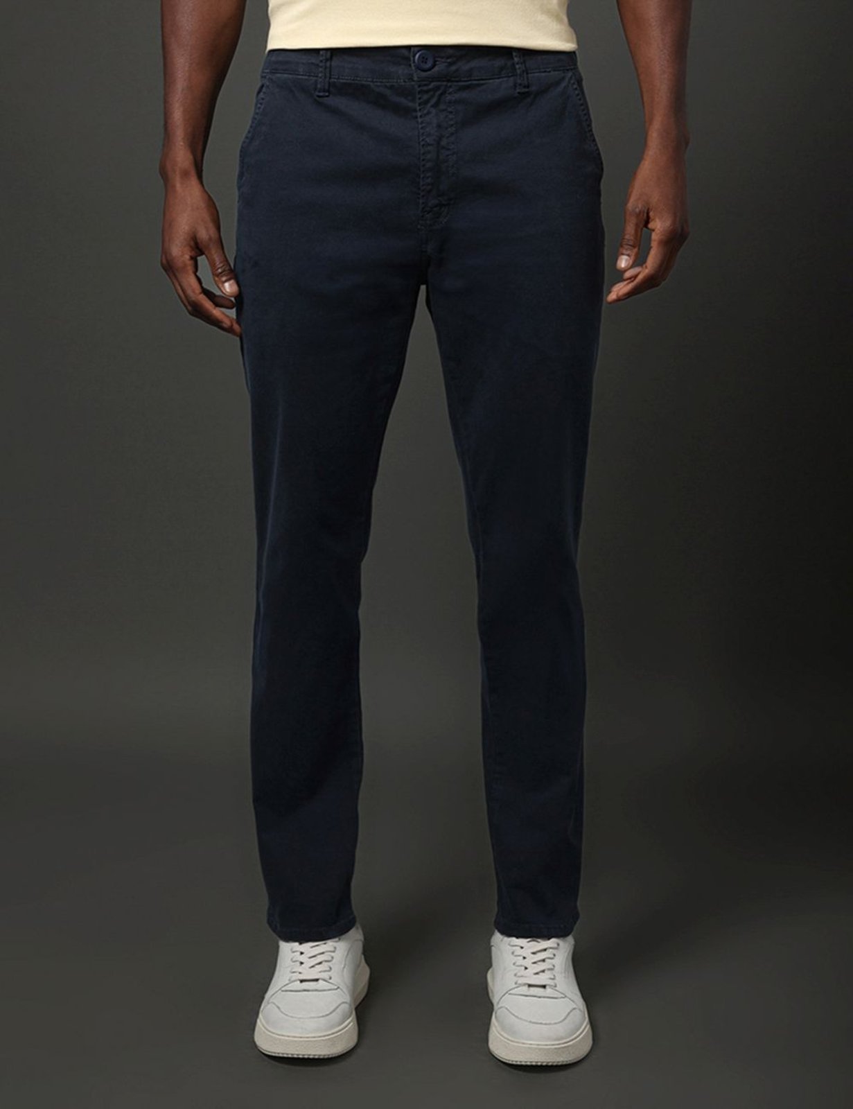 Calça Color Slim Chino - Marinho Calvin Klein Jeans