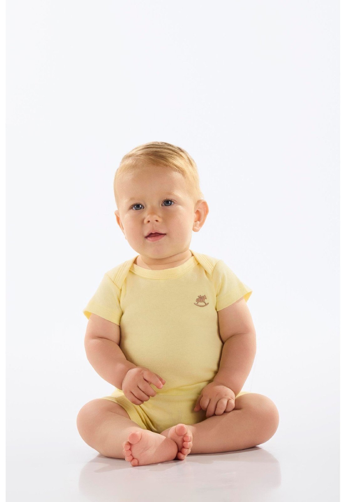 Infantil - Macaquinho Unissex em Suedine Up Baby
