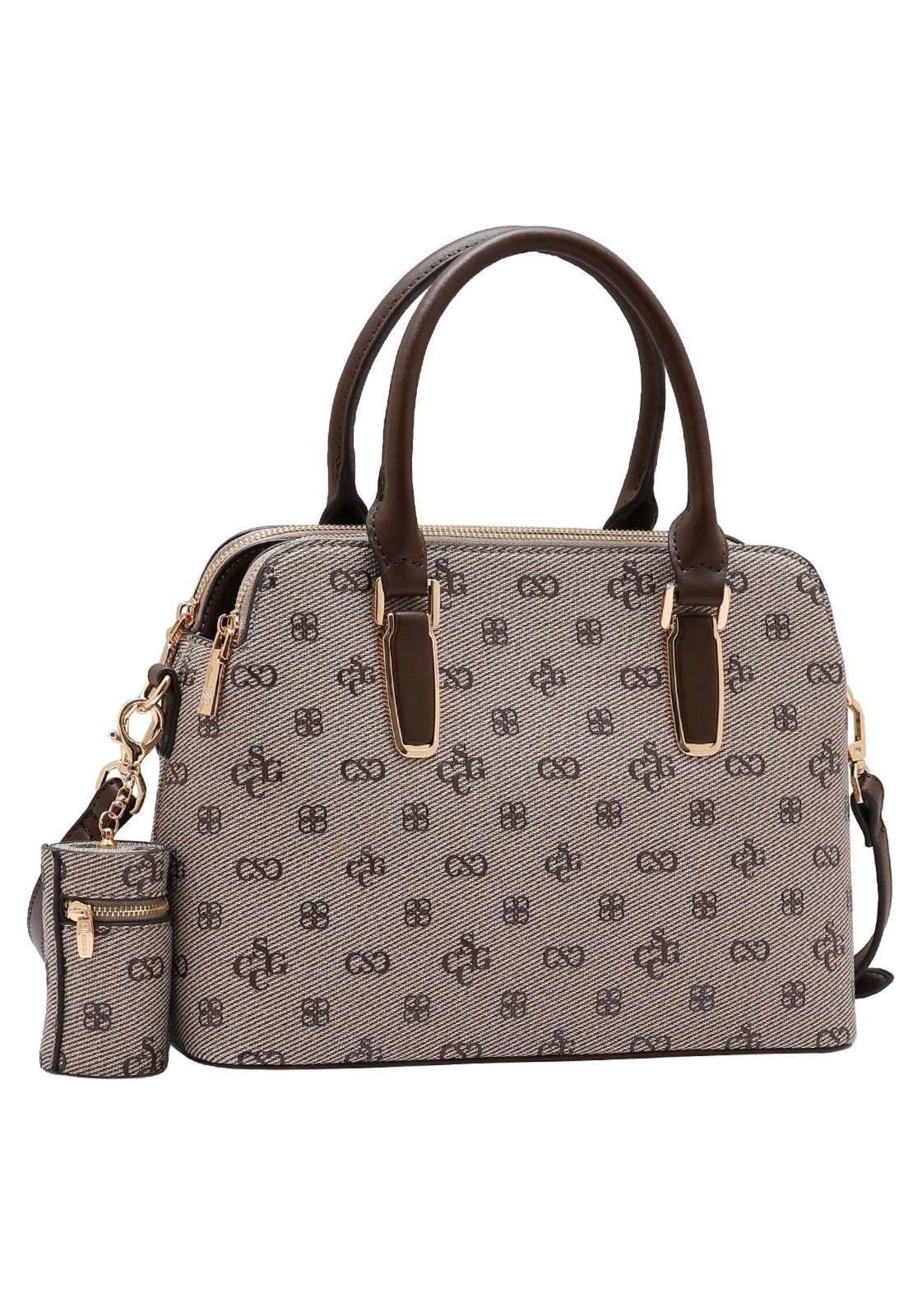 Bolsa Feminina Chenson Monograma Atemporal 3485419 Café