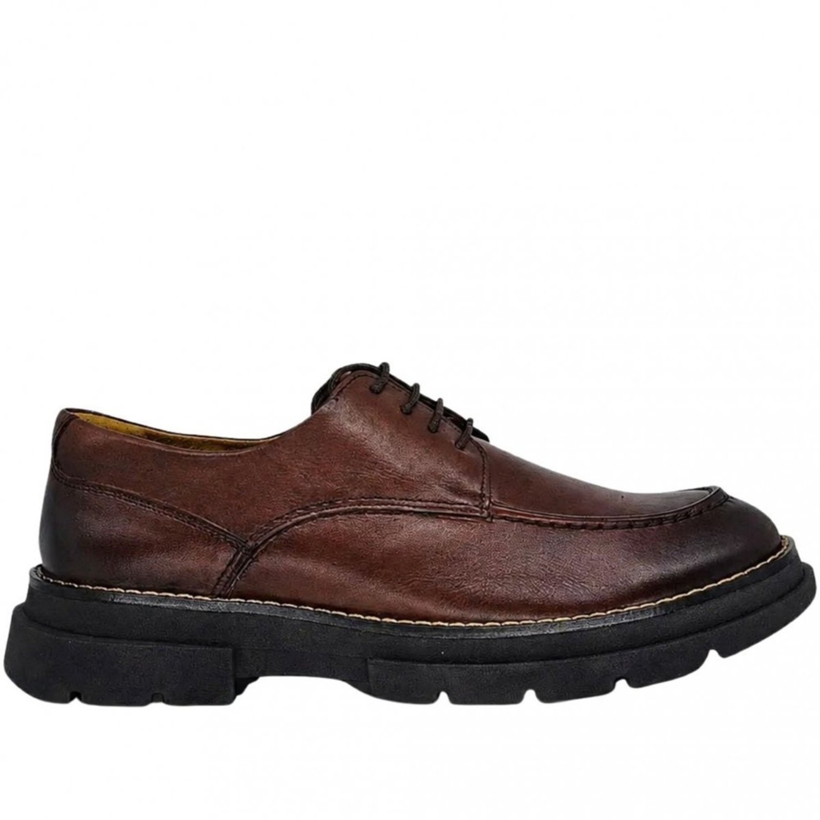 Sapato Masculino em Couro Zariff Osl002fc Zariff Marrom