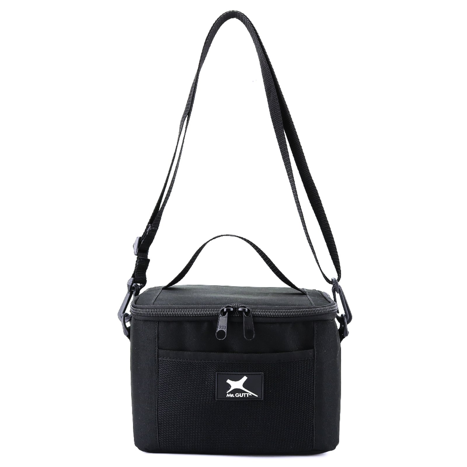 Vista 3 Bolsa lancheira Térmica Mr. Gutt Fitness Transversal preto Mr. Gutt preto