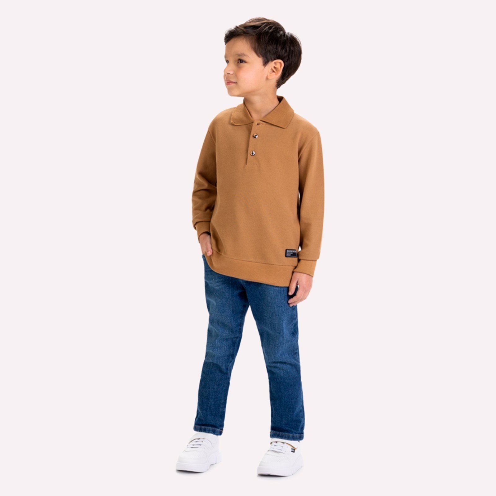Infantil - Camisa Polo Menino Lisa Milon