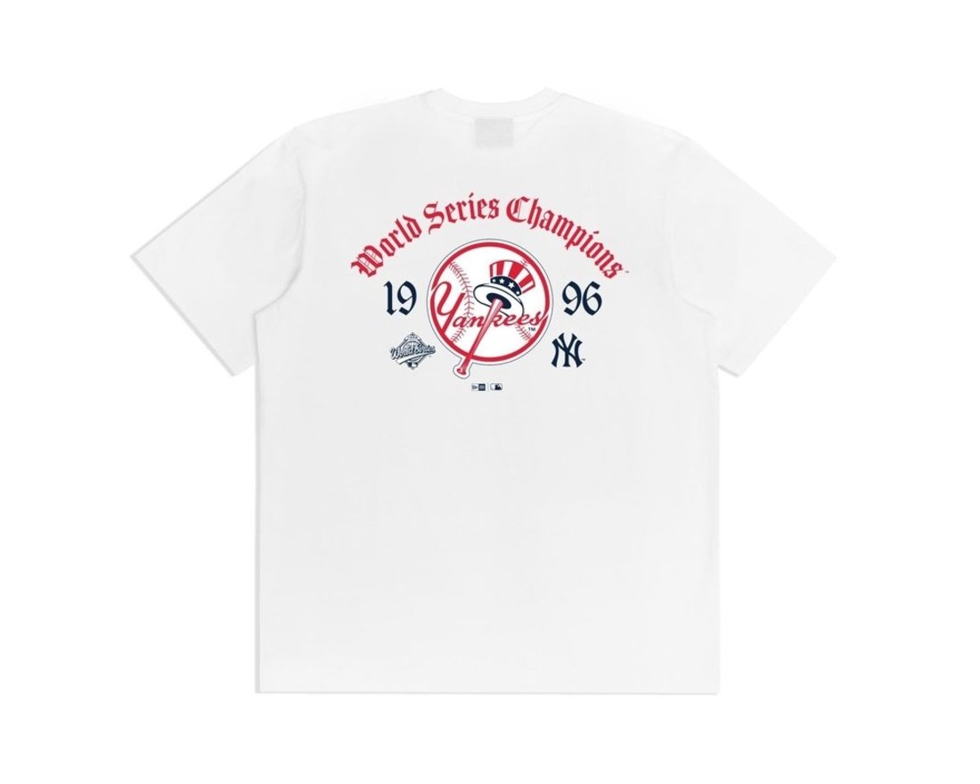 Camiseta New Era Regular New York Yankees MLB Branco