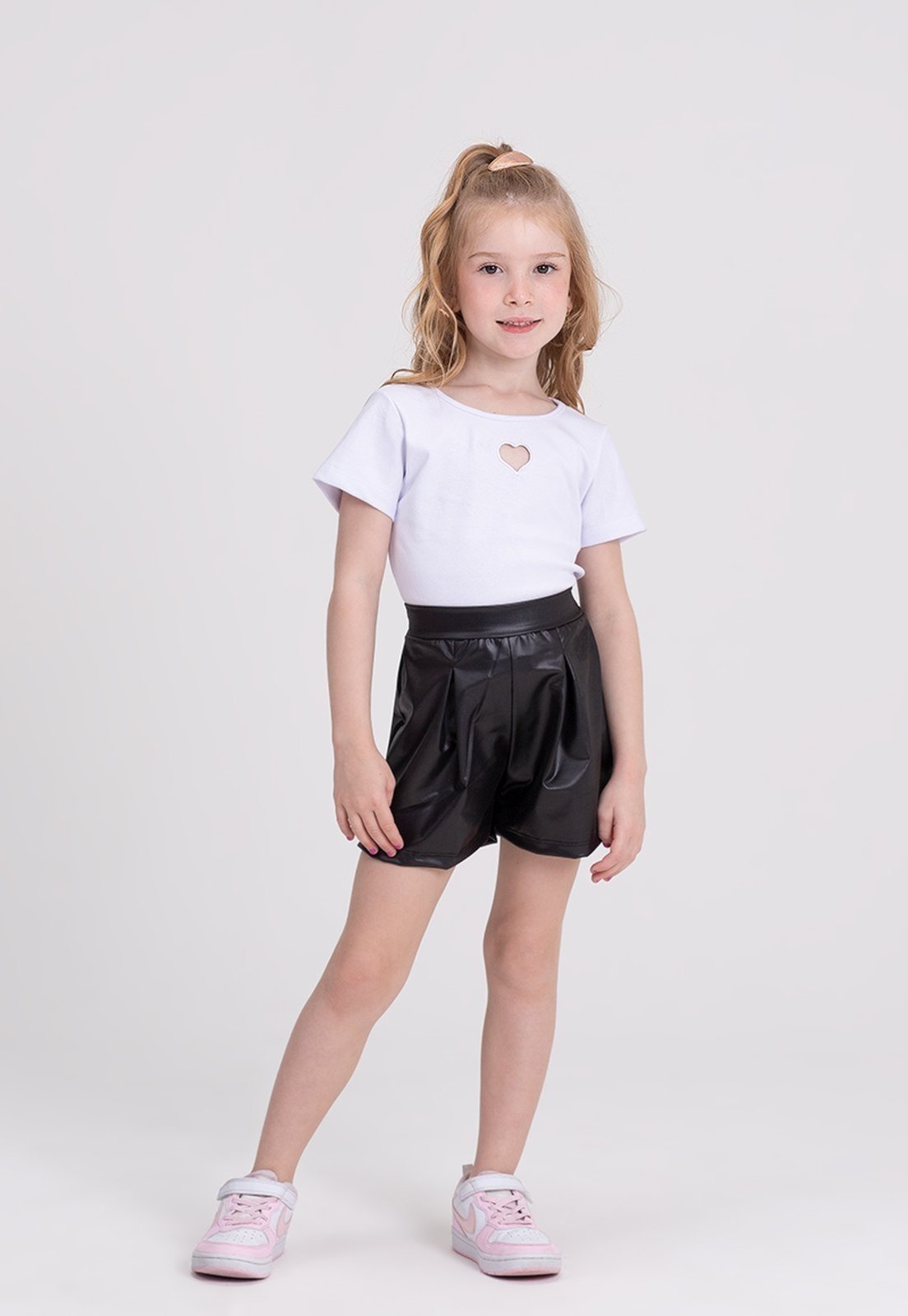Infantil - Conjunto Cirre Cut Out Heart Branco