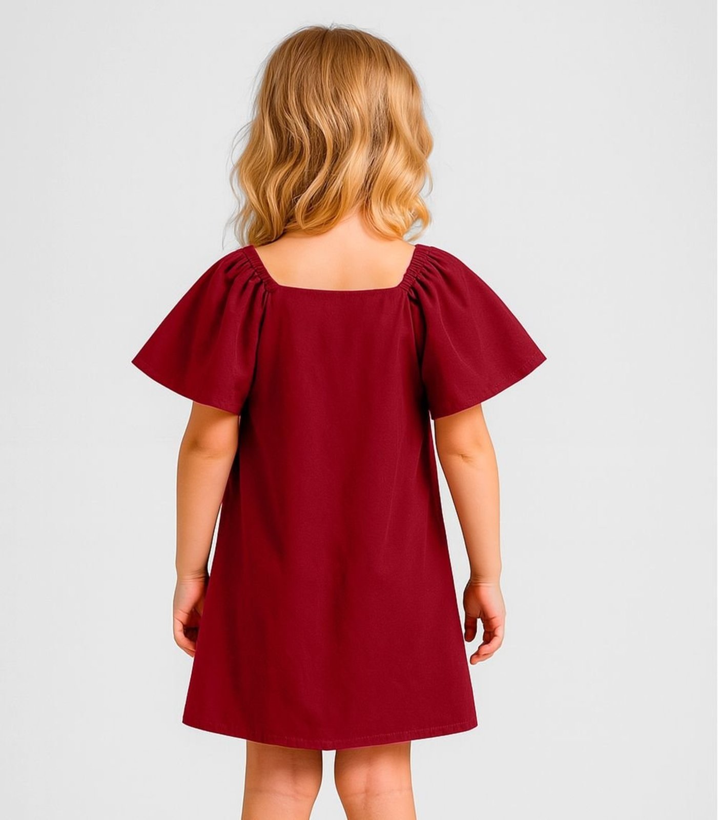 Vista 3 Infantil - Vestido em Viscose Infinita Cor INFINITA COR amarelo