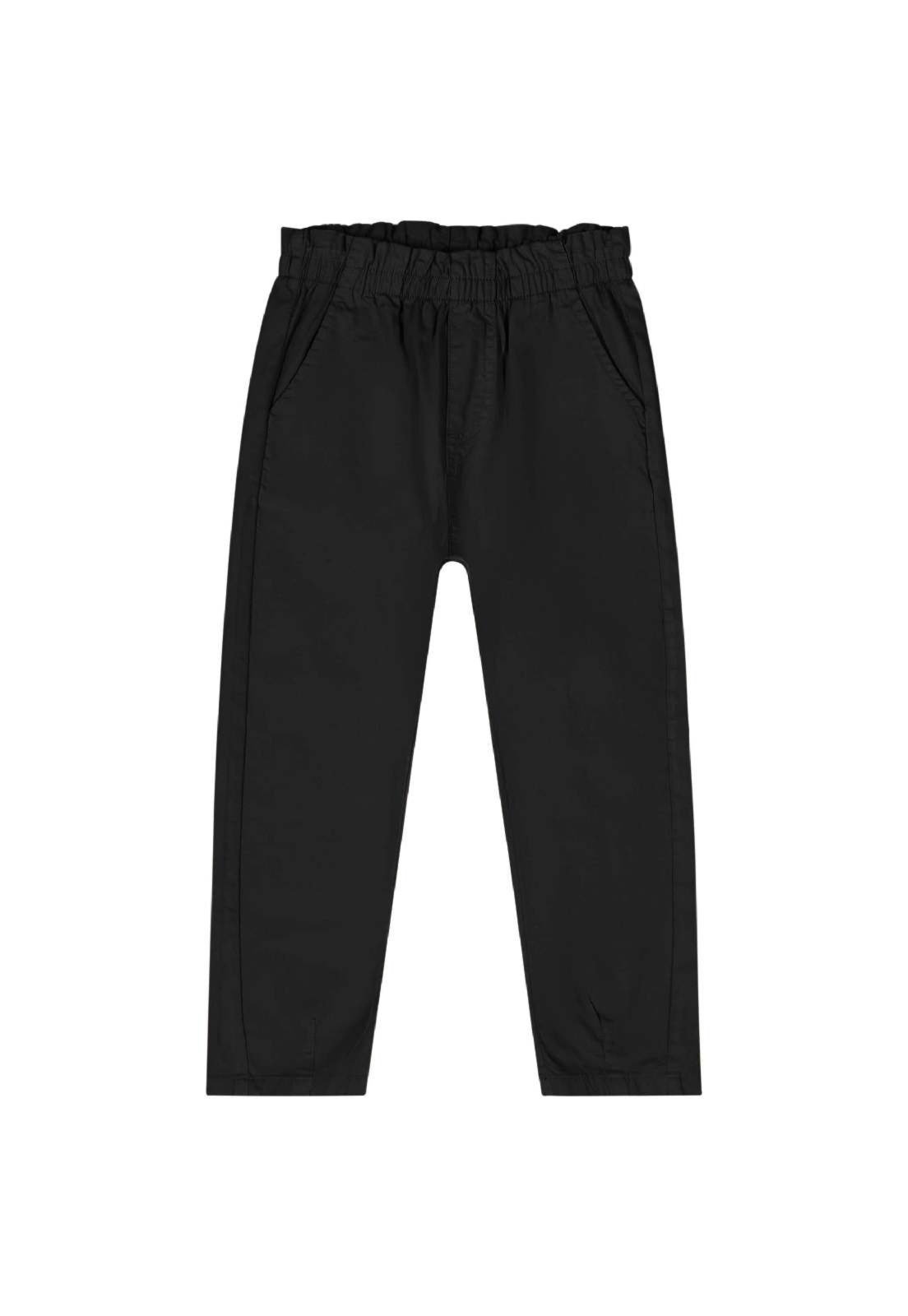 Vista 3 Infantil - Calça em Sarja para Menina Quimby marrom Quimby marrom