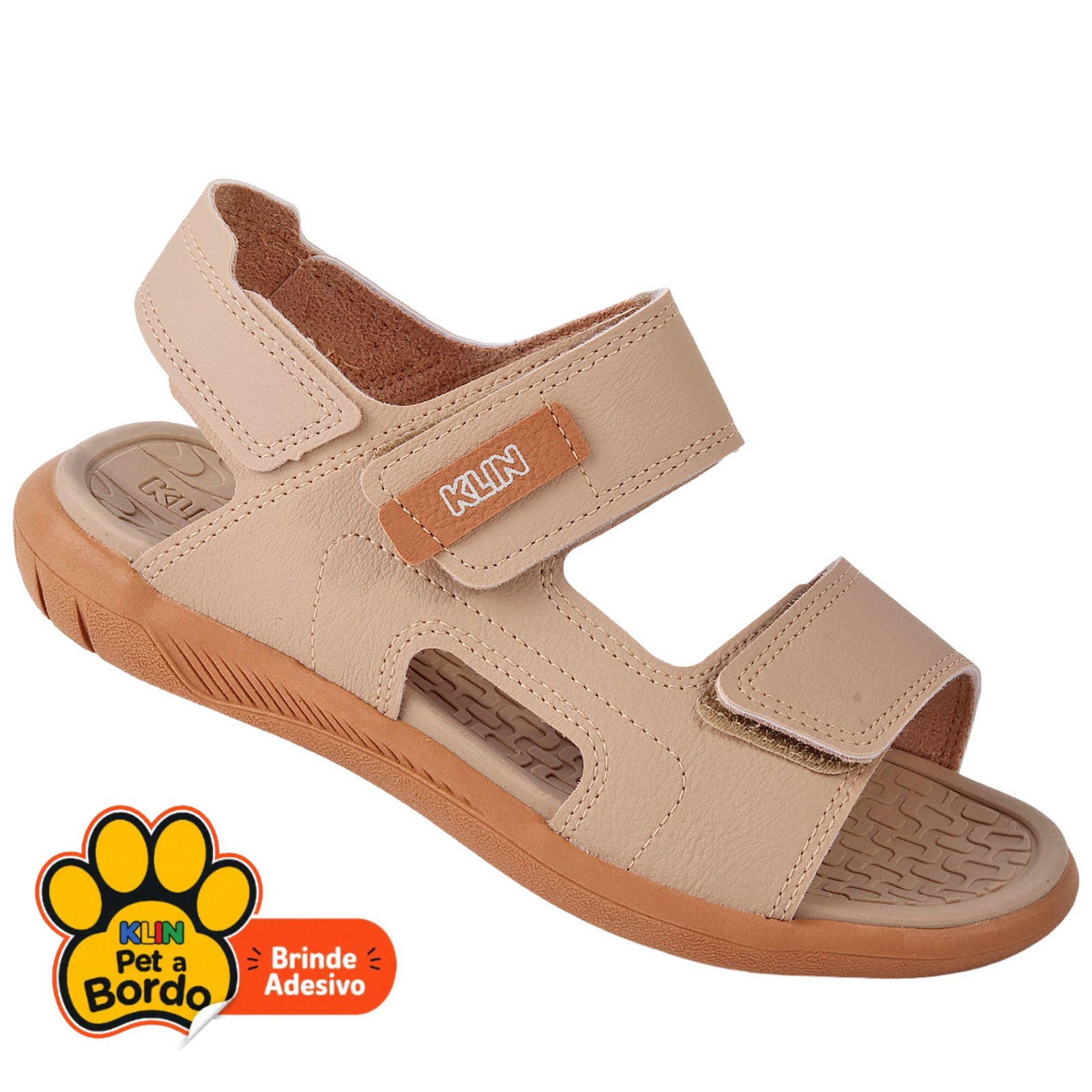 Infantil - Papete Masculina KLIN Urban Sintético Premium tira Duplo aderente