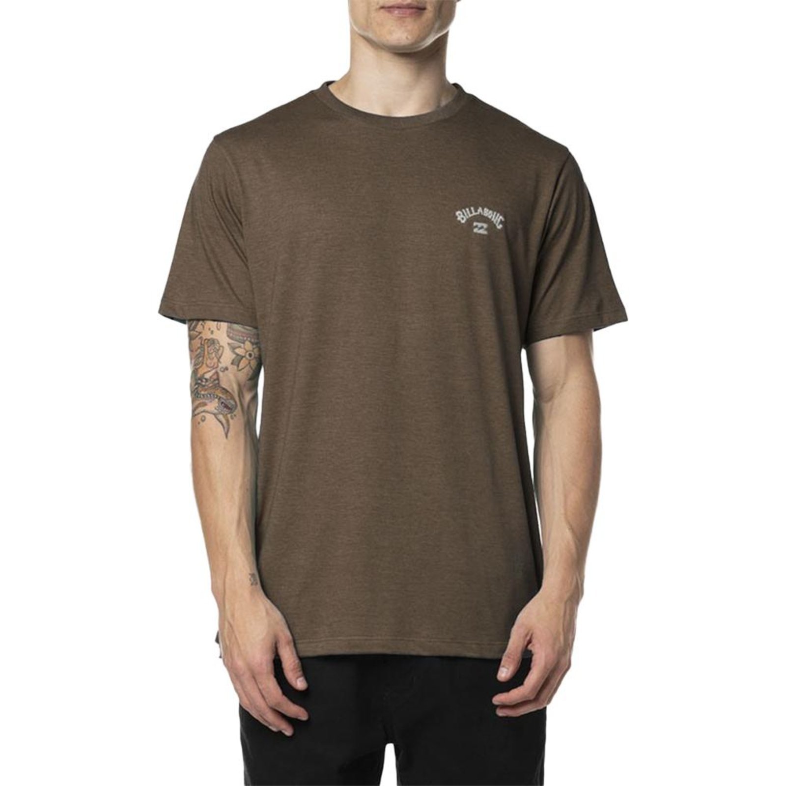Vista 2 Camiseta Billabong Small Arch Emb. WT24 Masculina marrom Billabong marrom