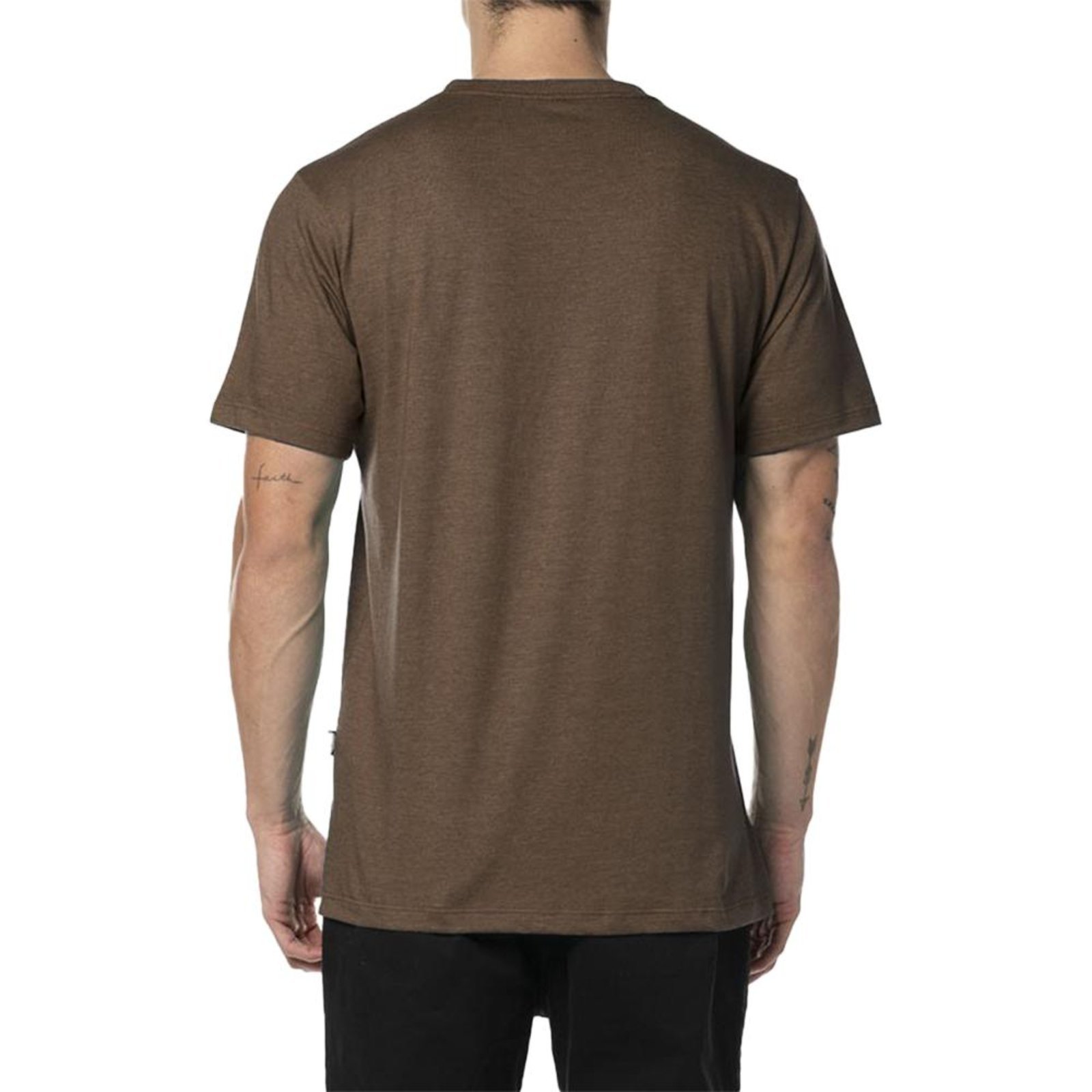 Vista 3 Camiseta Billabong Small Arch Emb. WT24 Masculina marrom Billabong marrom