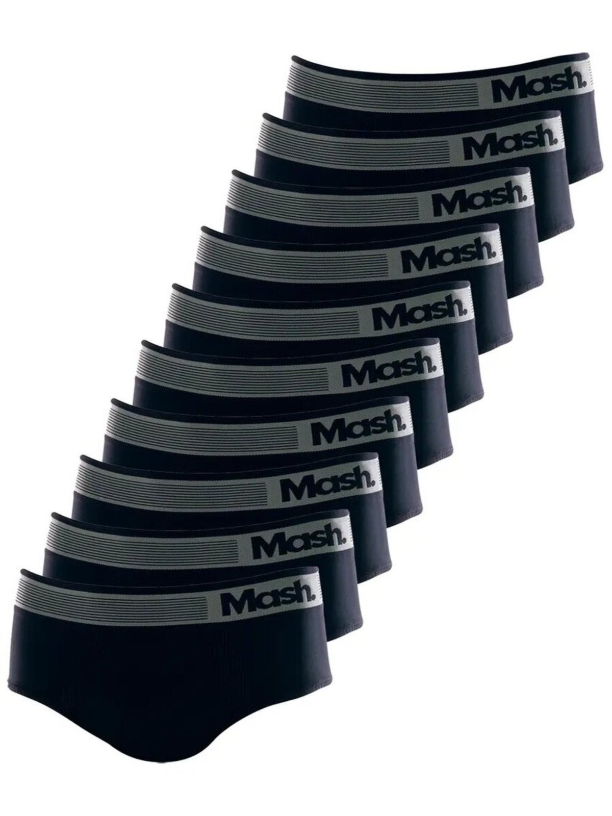 Kit com 10 Cueca Slip Mash 713.02