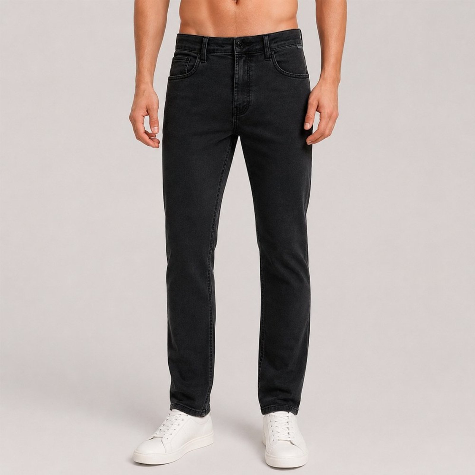 Calça Jeans John John Slim Belgrado Pr27 Preto Masculino