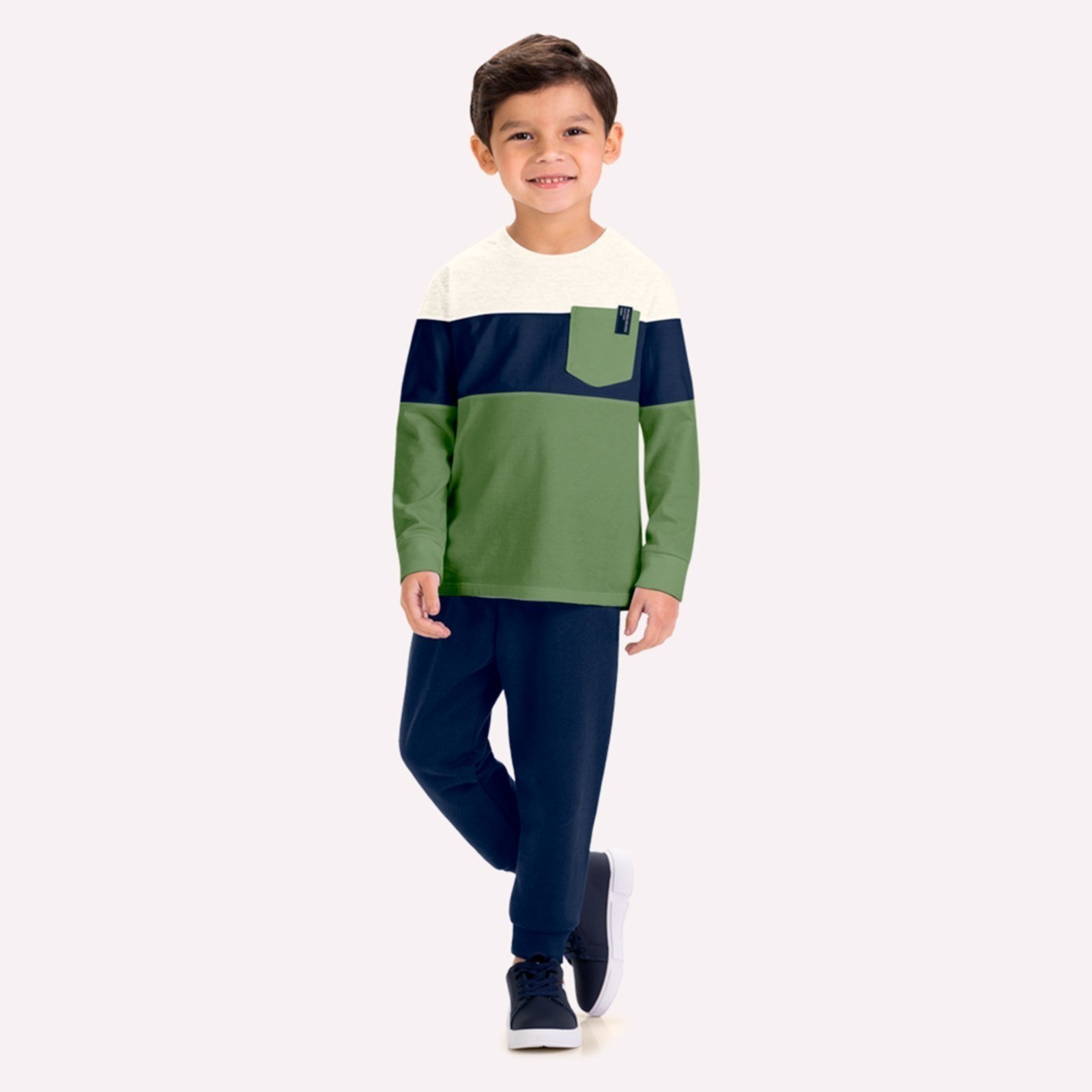 Infantil - Conjunto Menino com Bolso Milon