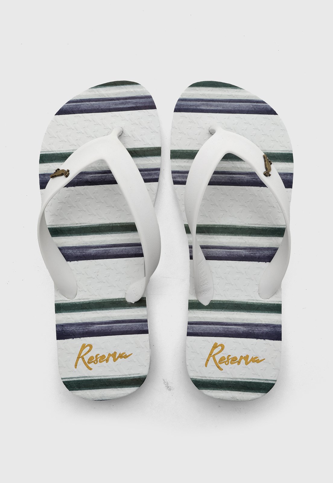 Chinelo Masculino Reserva Tiras Branco