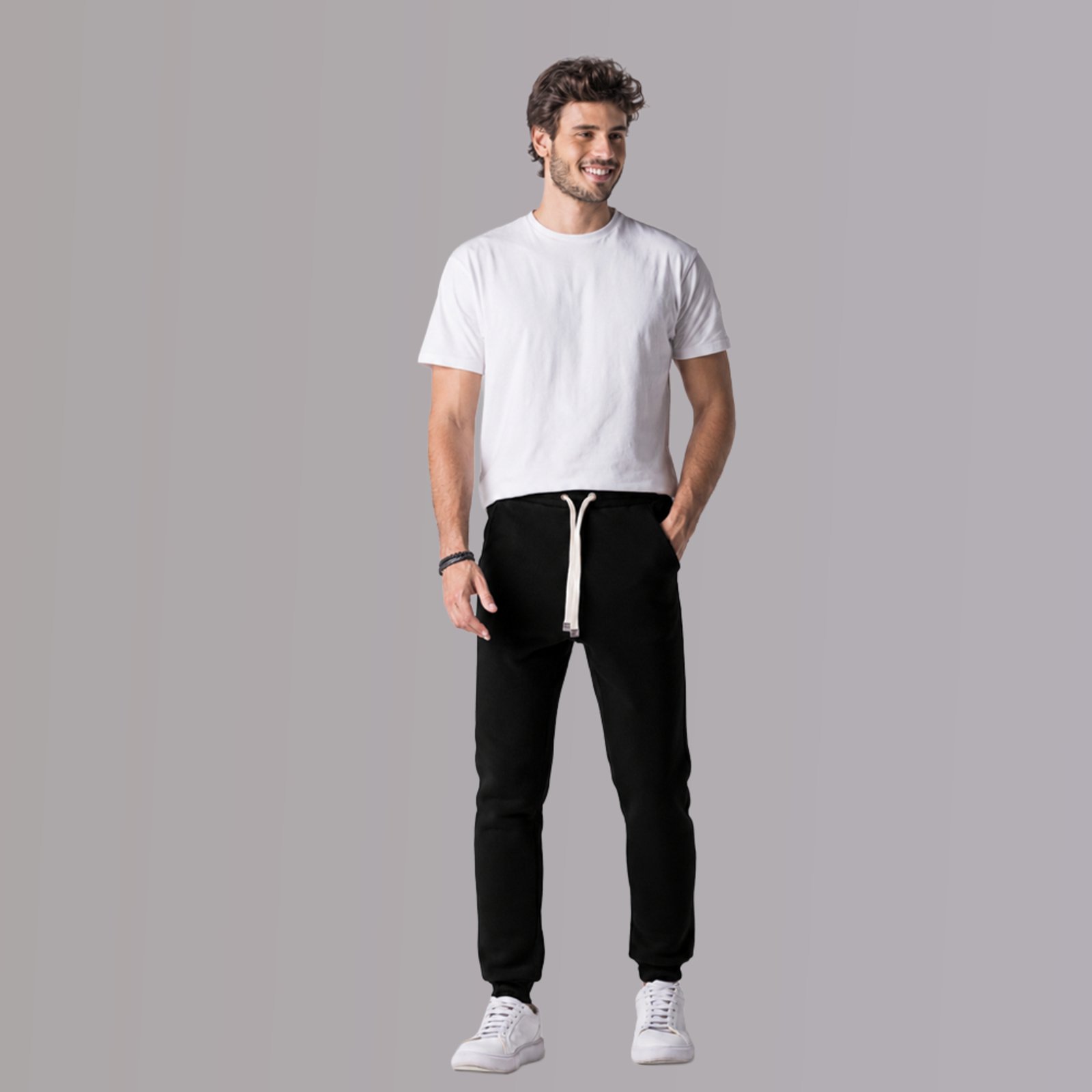 Calça Moletom Masculina Zune PRETO