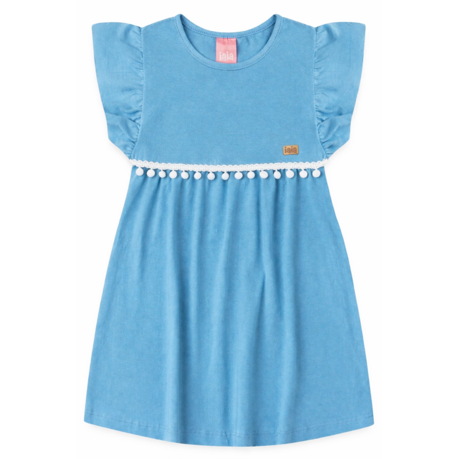 Infantil - Vestido Menina Verão Com Franjinha Iaia