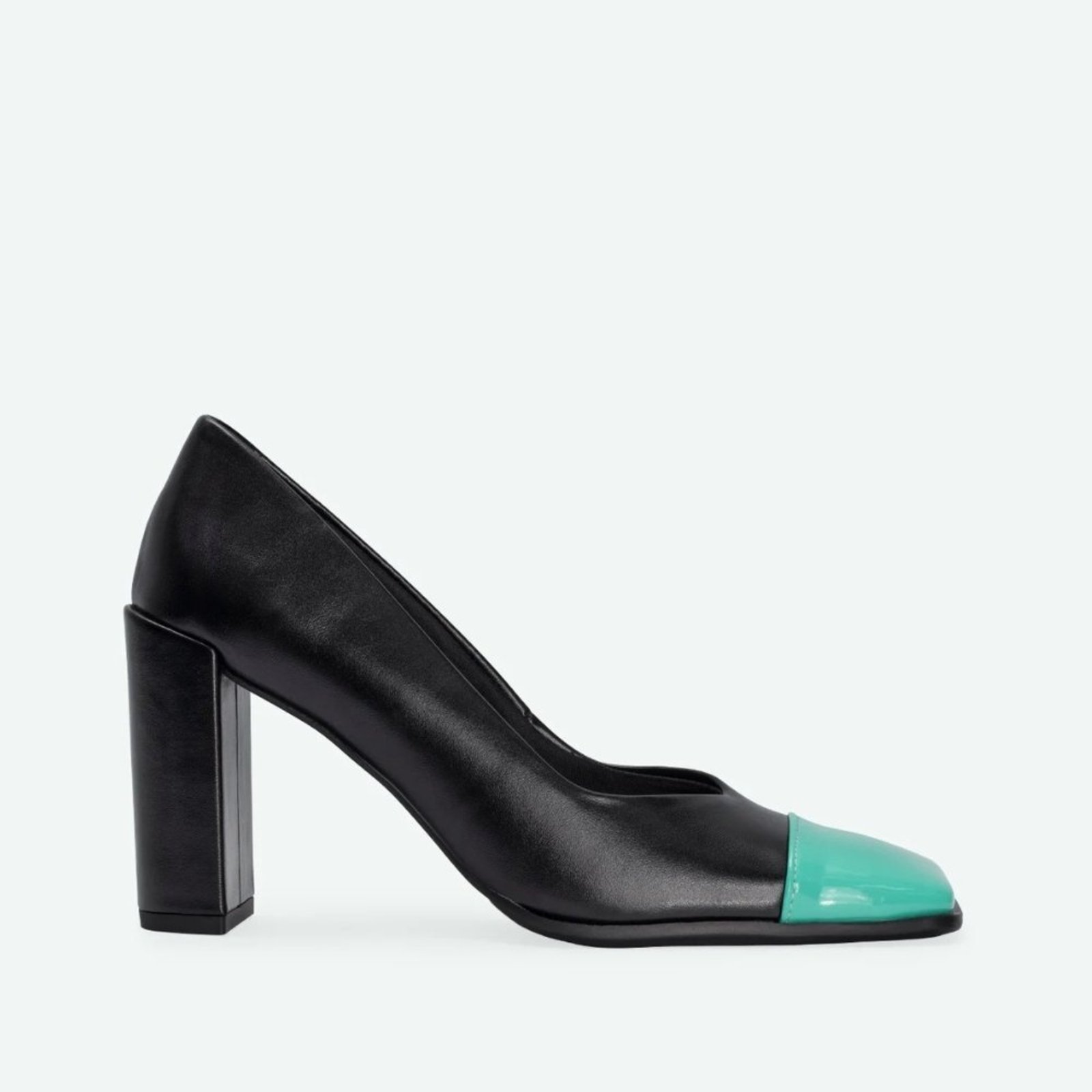 Sapato Unique Scarpin Cap Toe Lia Unique Preto