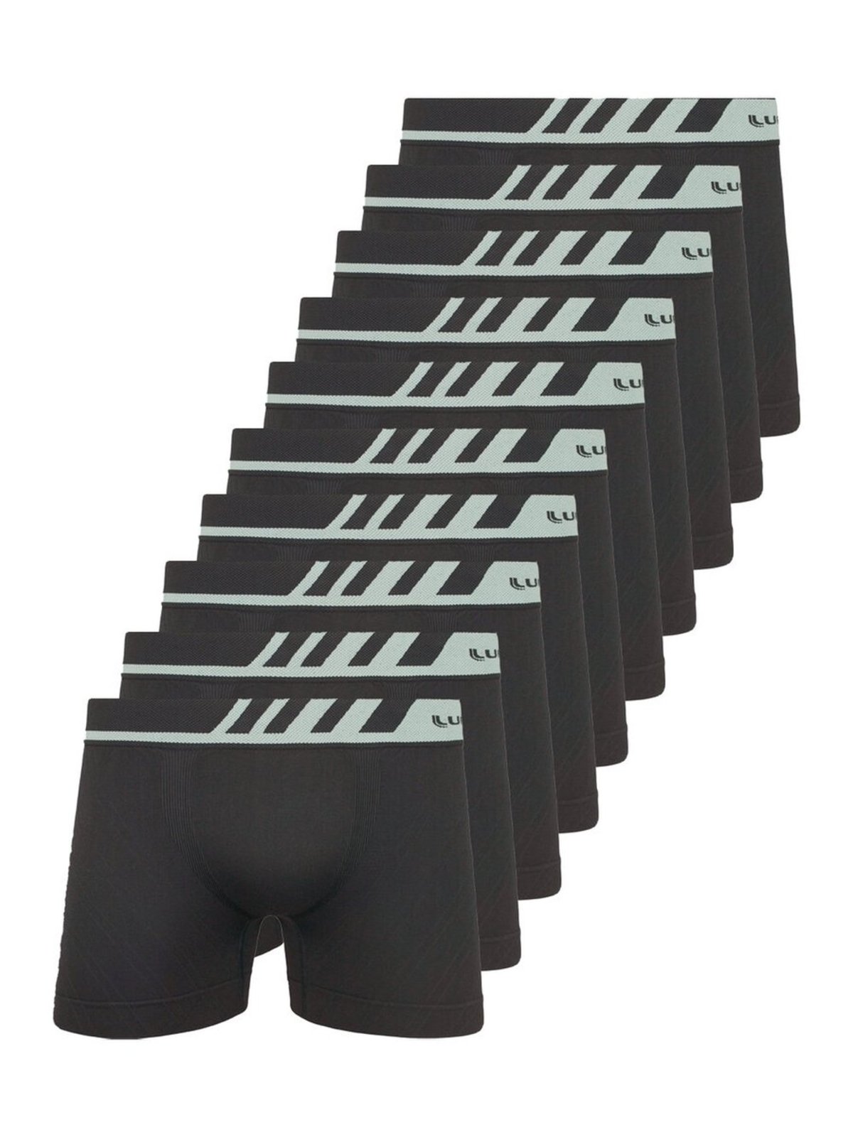 Kit com 10 Cuecas Boxer Lupo 671-002