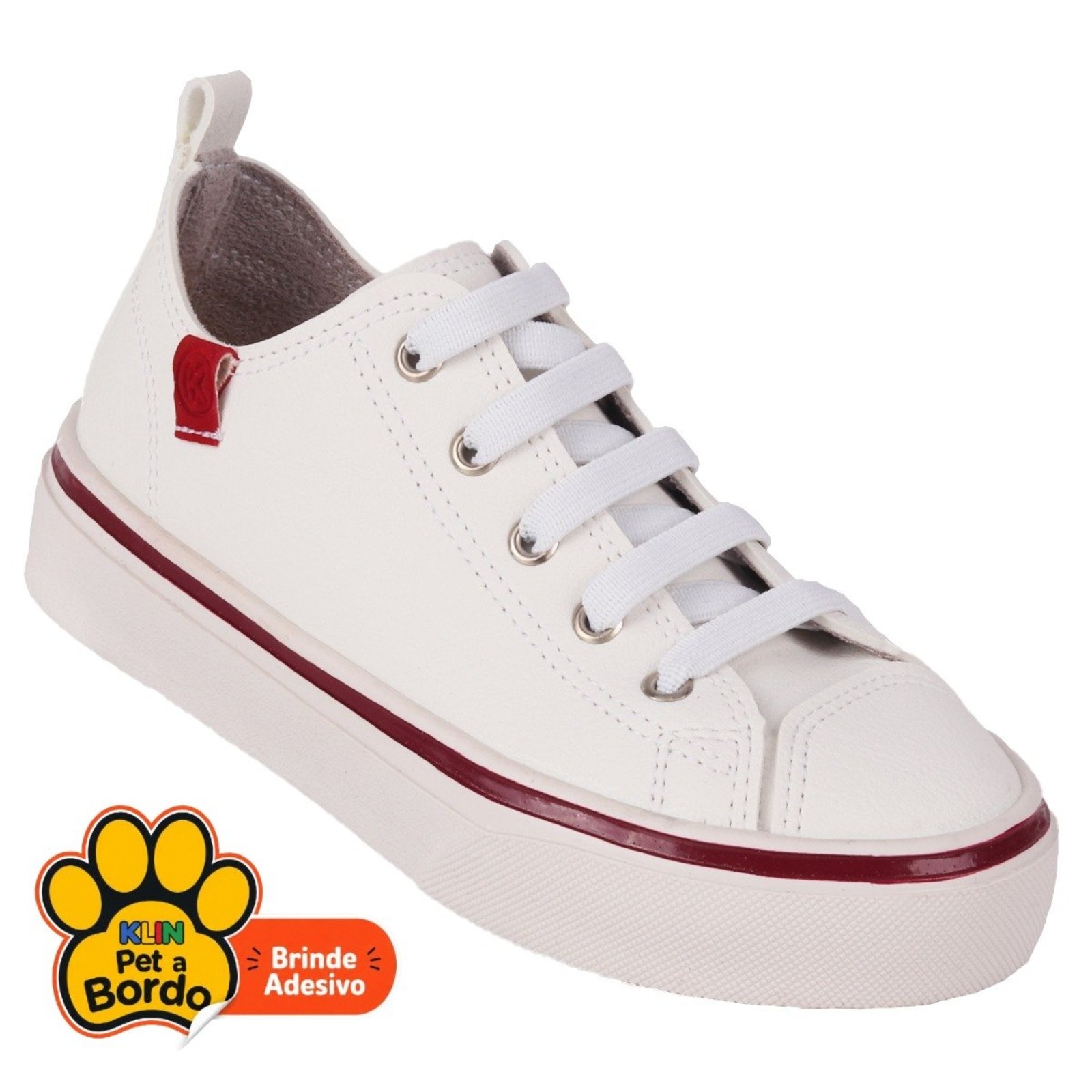 Infantil - Tenis Casual Unissex FreeStyle KLIN - Branco