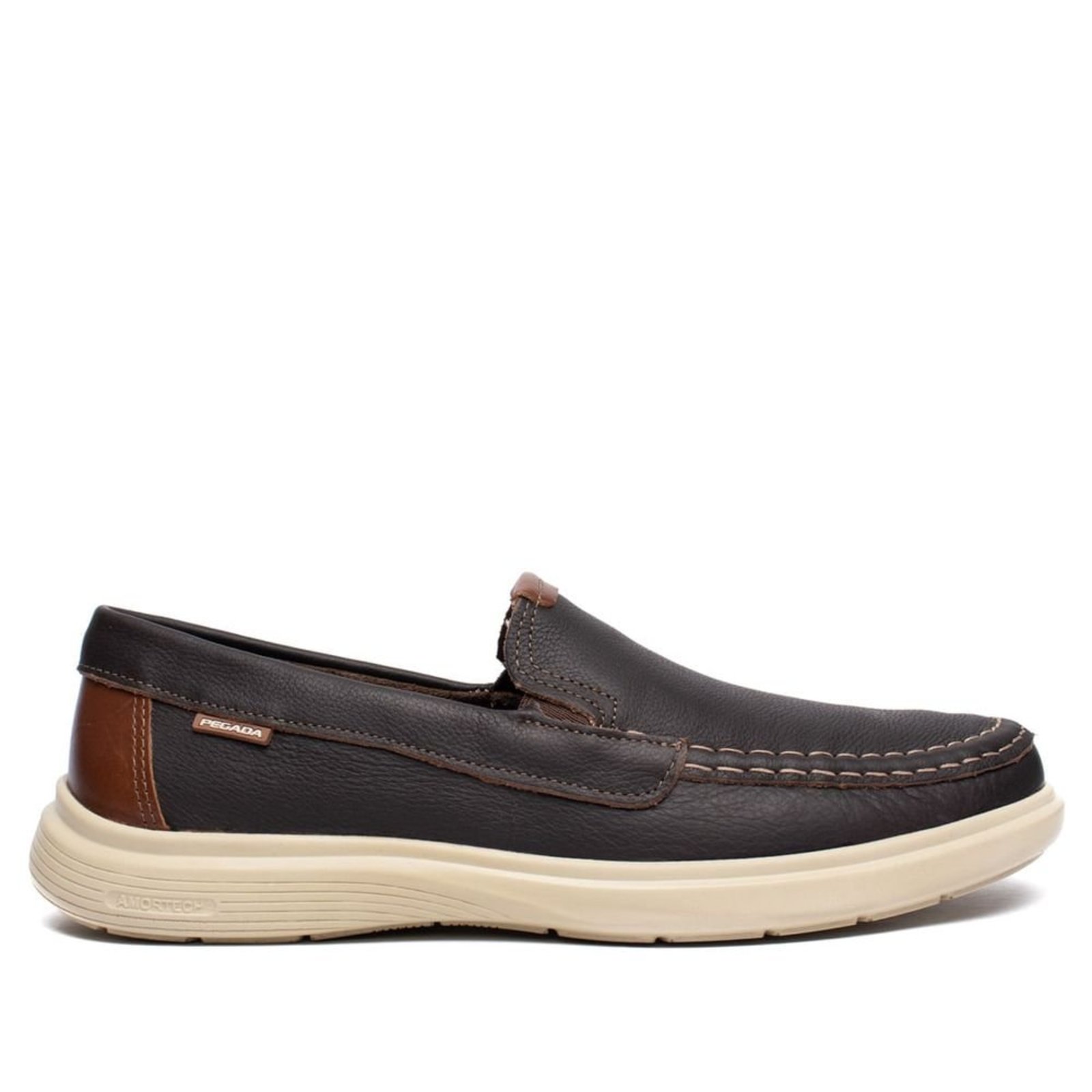 Mocassim Masculino Pegada Drive Estonado Couro