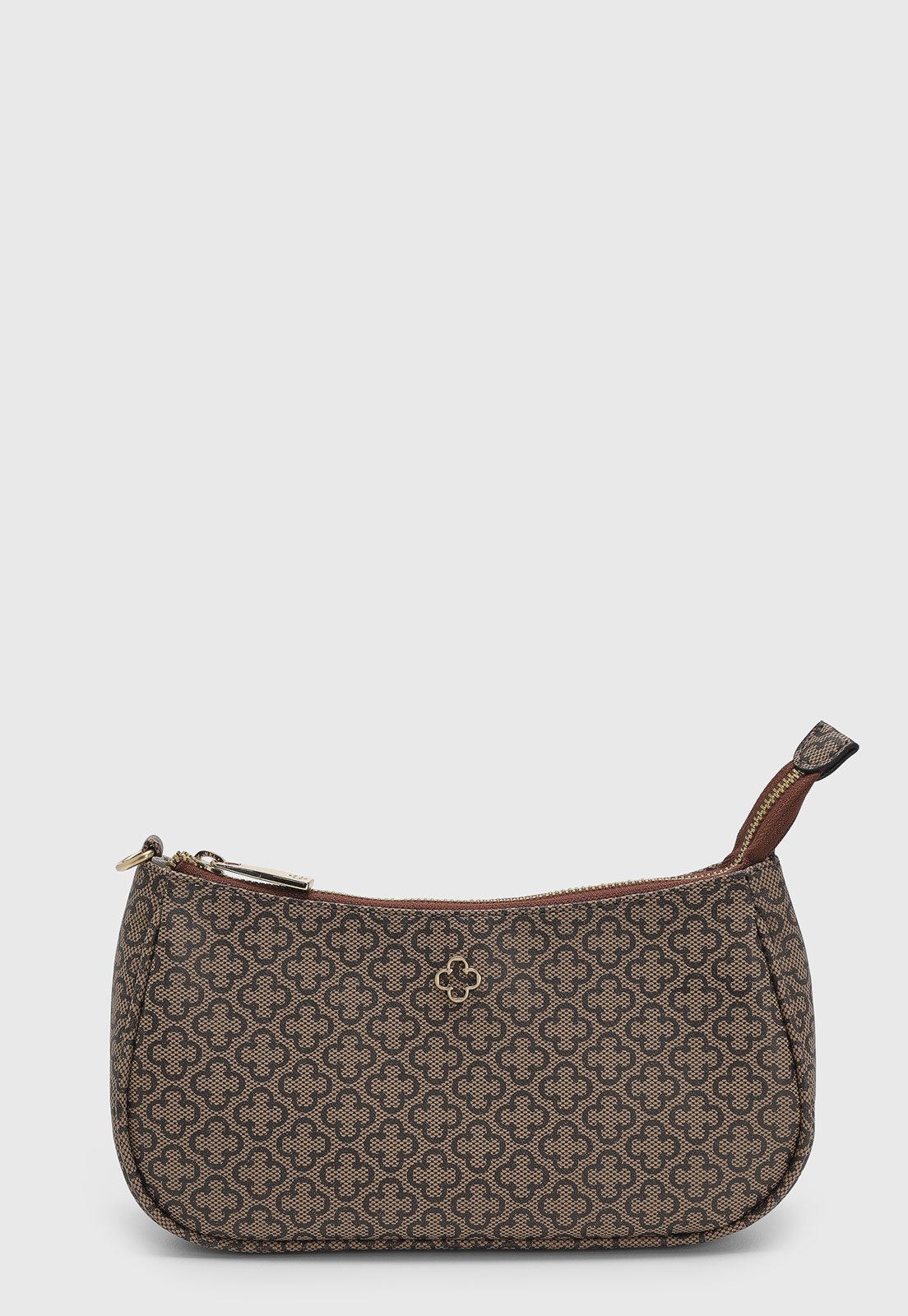 Bolsa Média Feminina Capodarte Monograma Bege