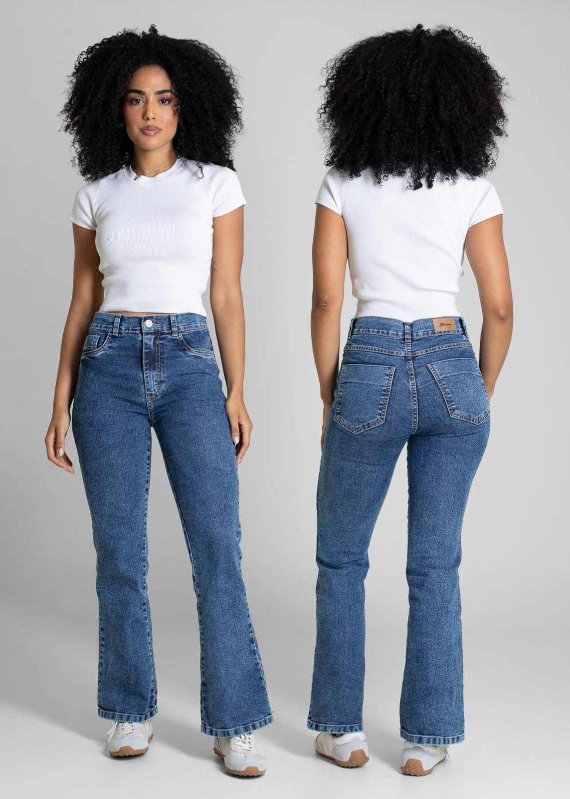 Calça Jeans Sawary Boot Cut Petit - 283494 - Azul - Sawary