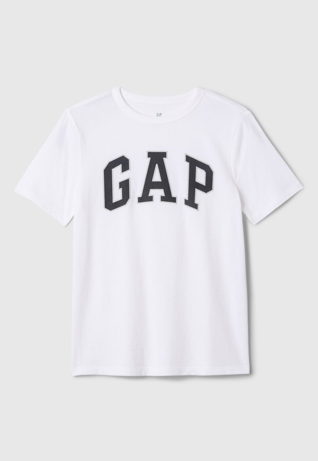 Infantil – Camiseta Manga Curta GAP Logo Branca