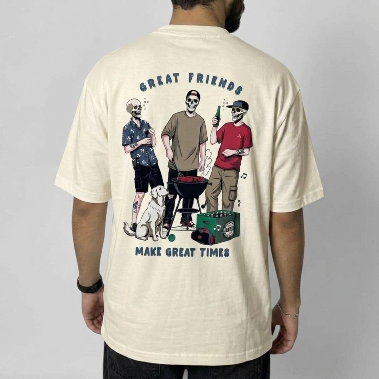 Camiseta Classic Resenha- Okdok - Creme