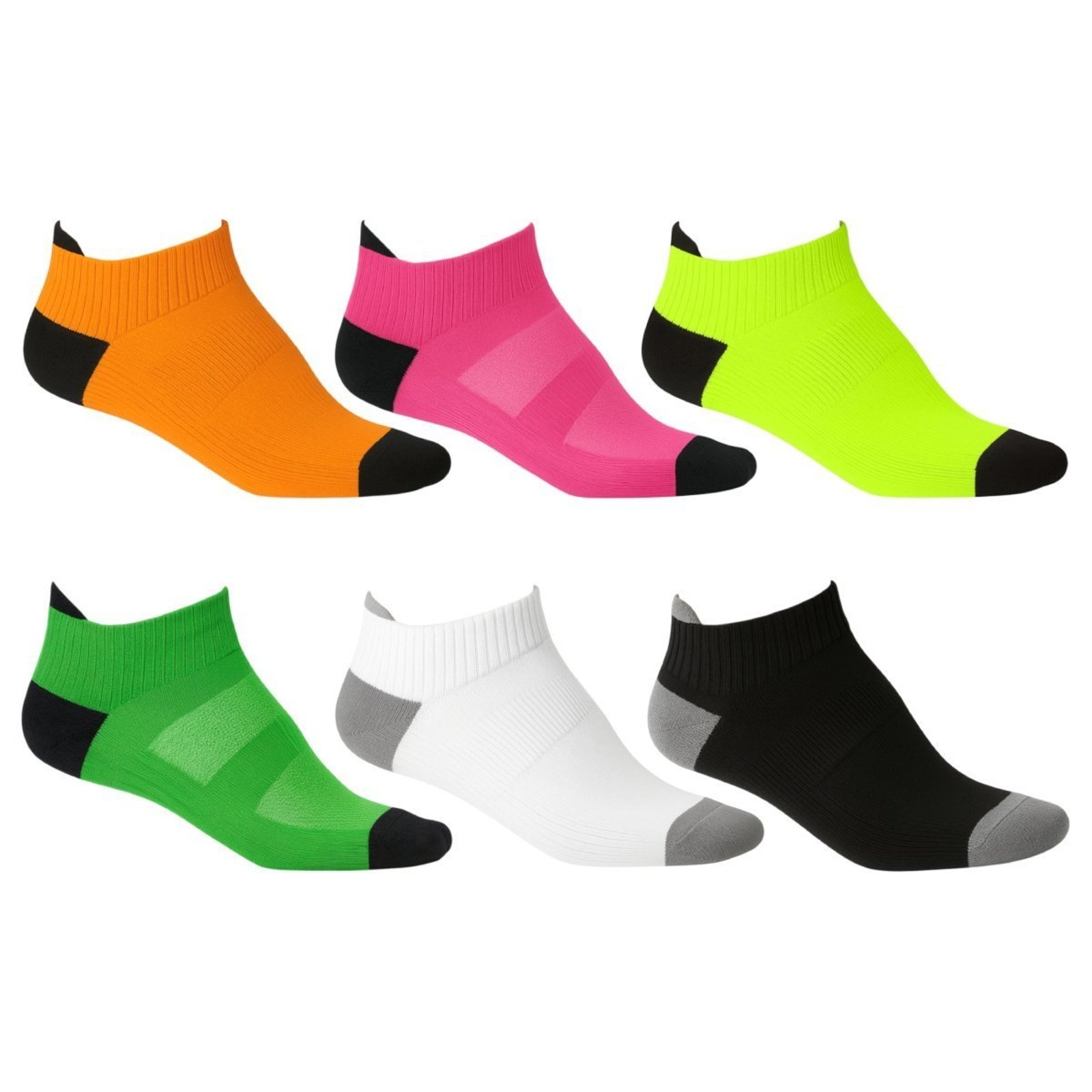 Kit 6 Pares de Meias QLC Sports Cano Curto Esportiva Sortida