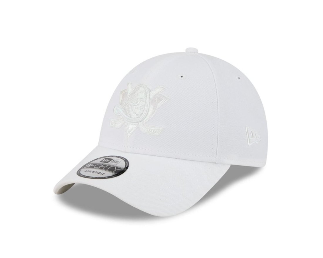 Bone New Era 9FORTY Anaheim Ducks NHL Branco