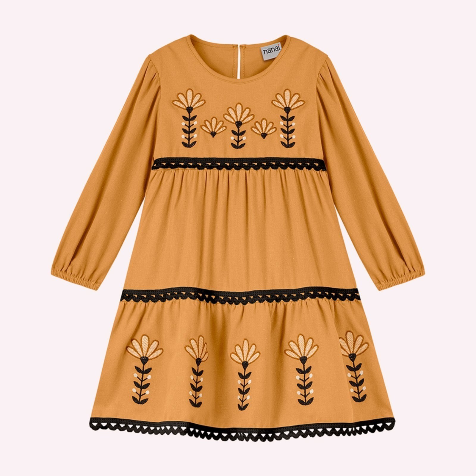 Infantil - Vestido Menina Bordado Nanai