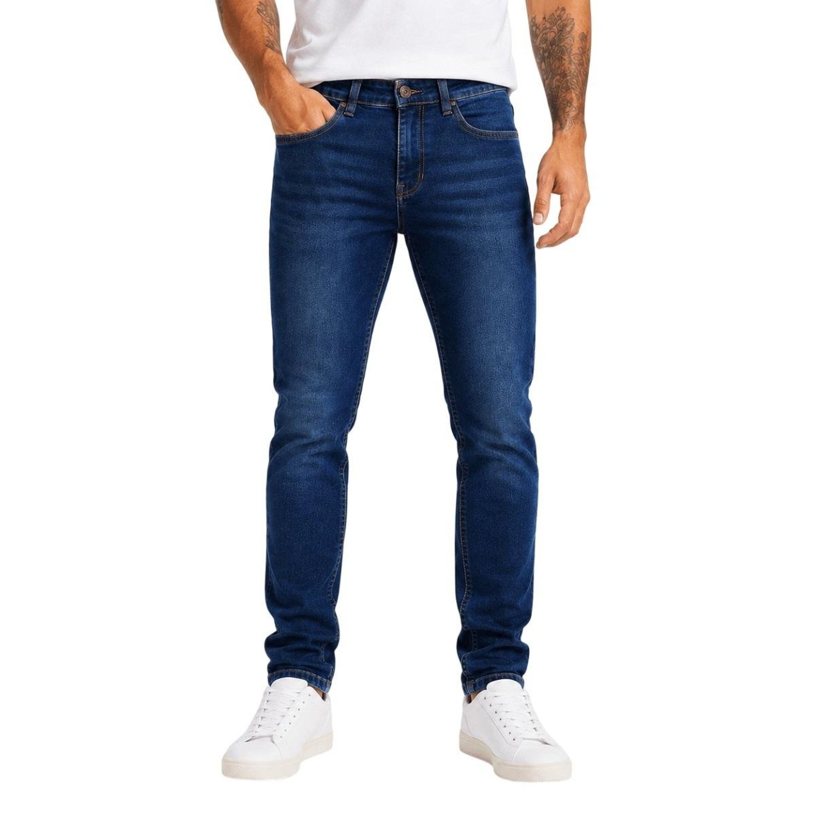 Calça Masculina Casual Slim Max Denim Premium 12303 jeans