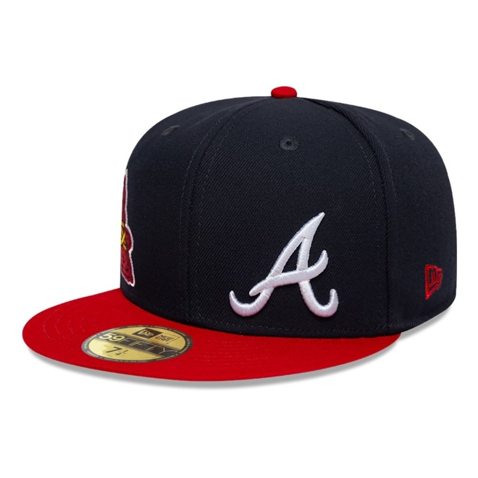Bone New Era 59FIFTY Atlanta Braves Premium Baseball