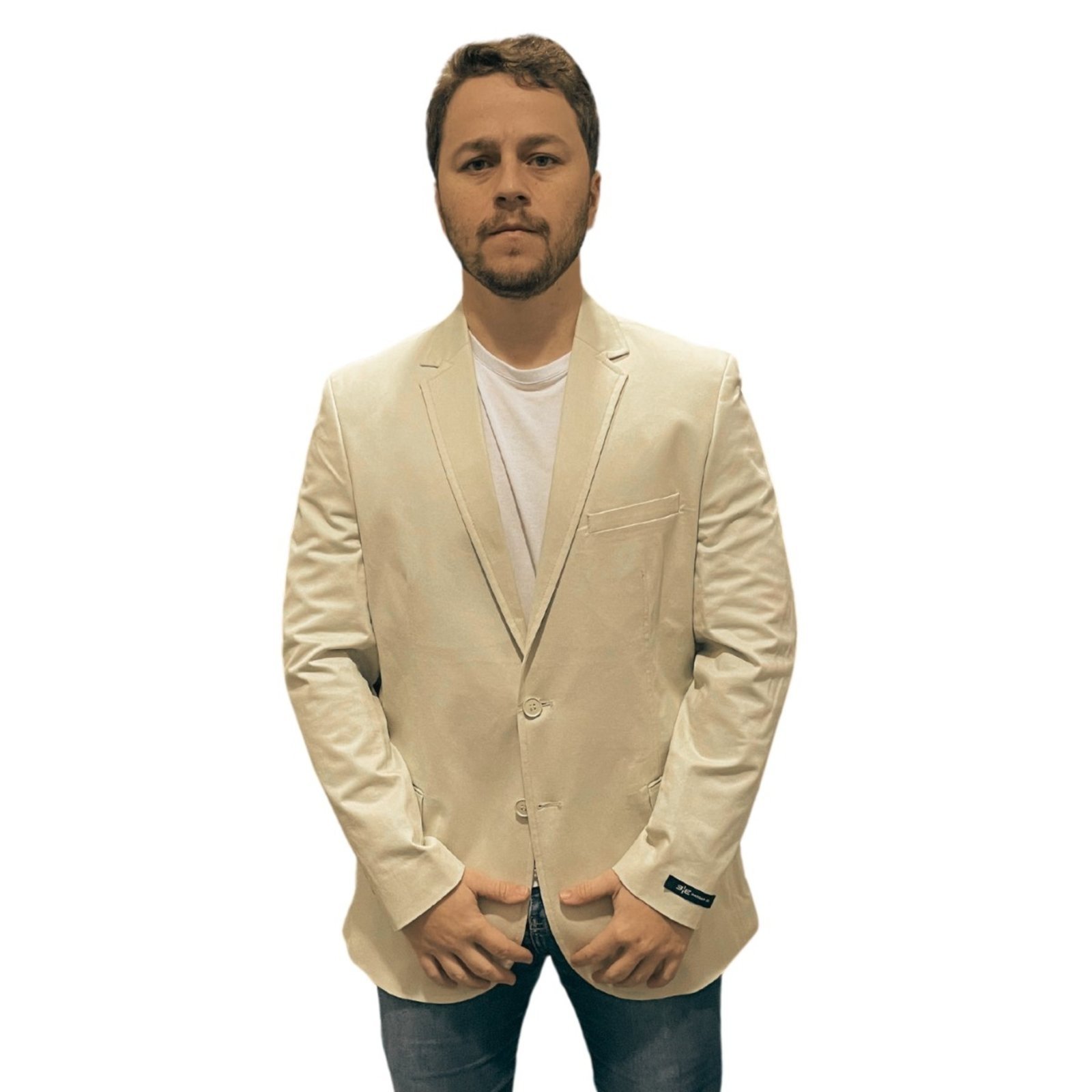 Blazer Masculino Sarja Comfort Com Elastano Hangar 33