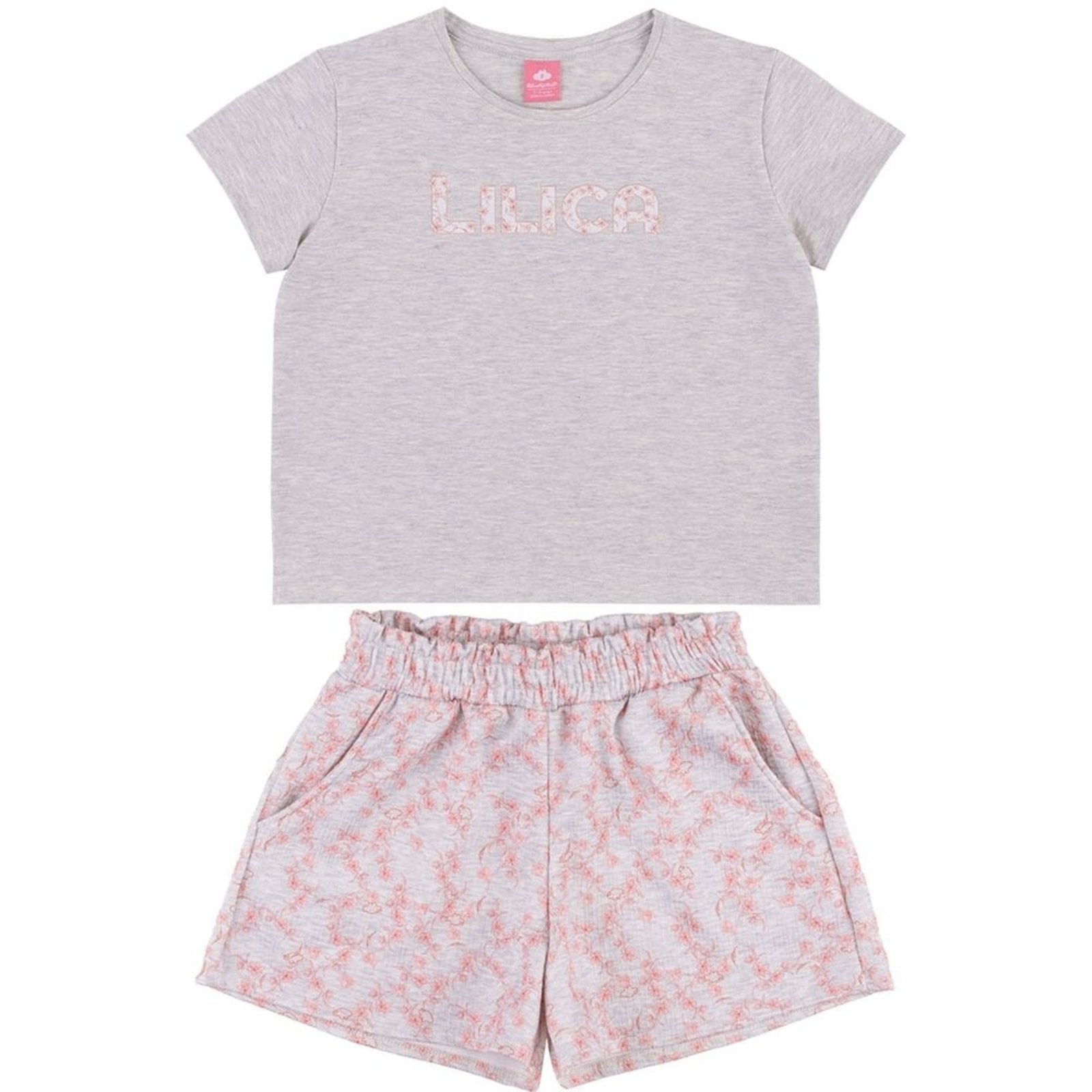Infantil - Conjunto Curto Menina Lilica Ripilica