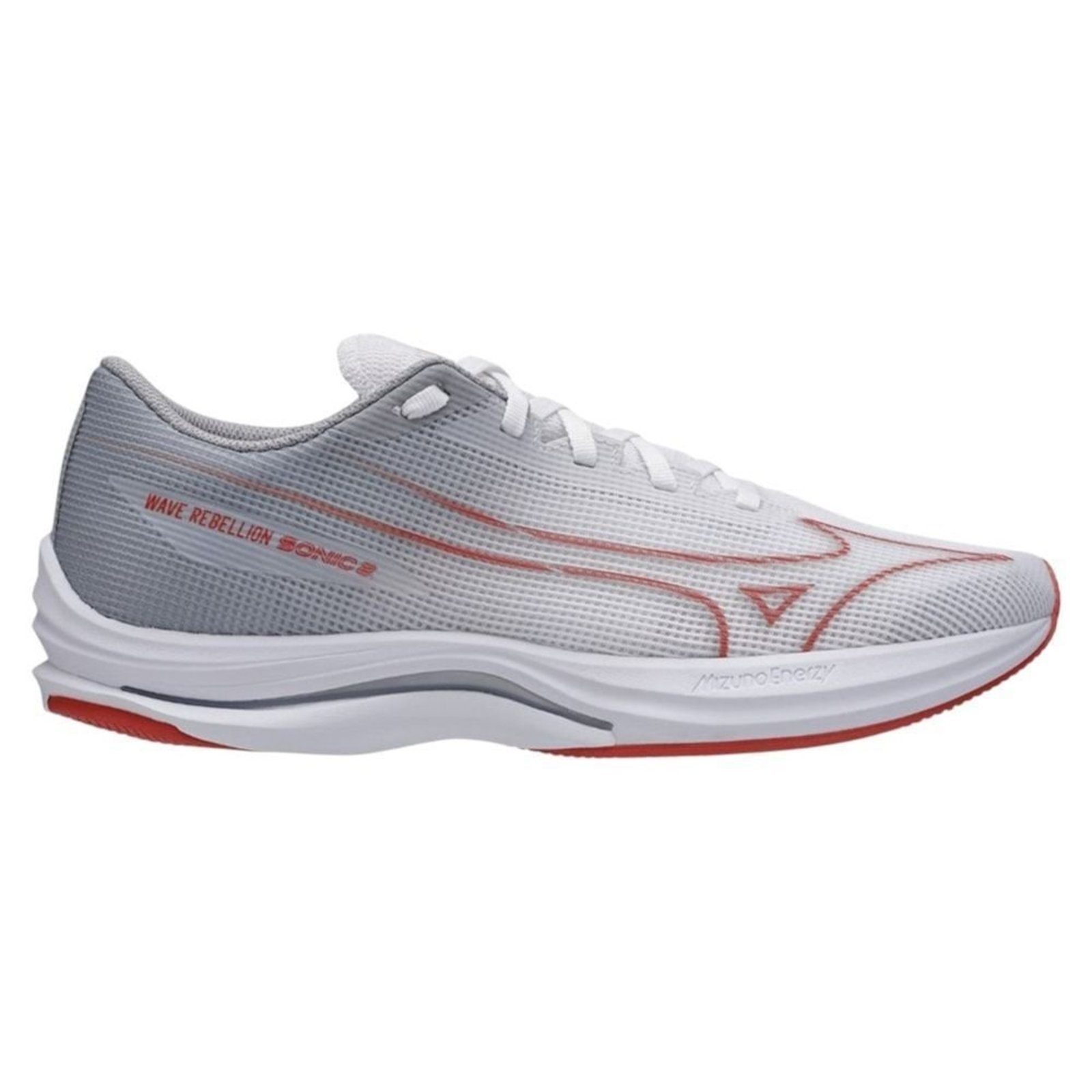 Tênis Mizuno Wave Rebellion Sonic 2 Masculino - Branco - Mizuno