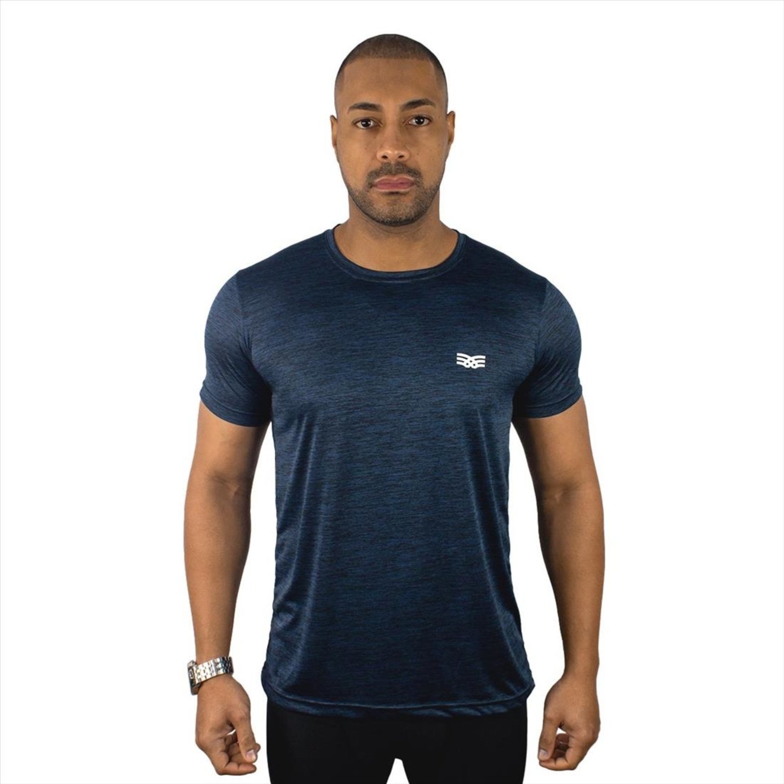 Vista 2 Camiseta Color Sports Masculina Dry Mescla Treino verde COLOR SPORTS verde