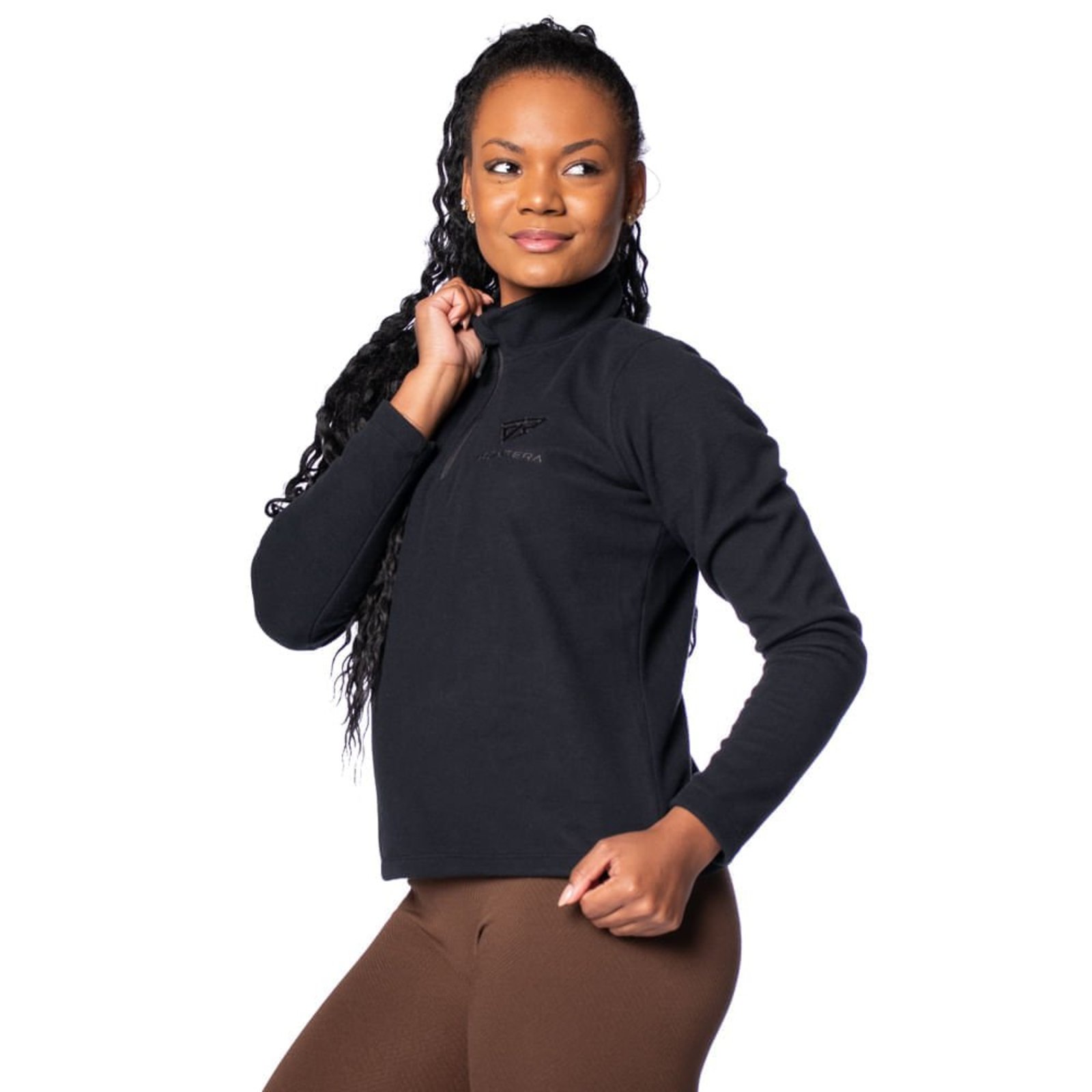 Blusão Feminino Frontera Soft Zíper Preto