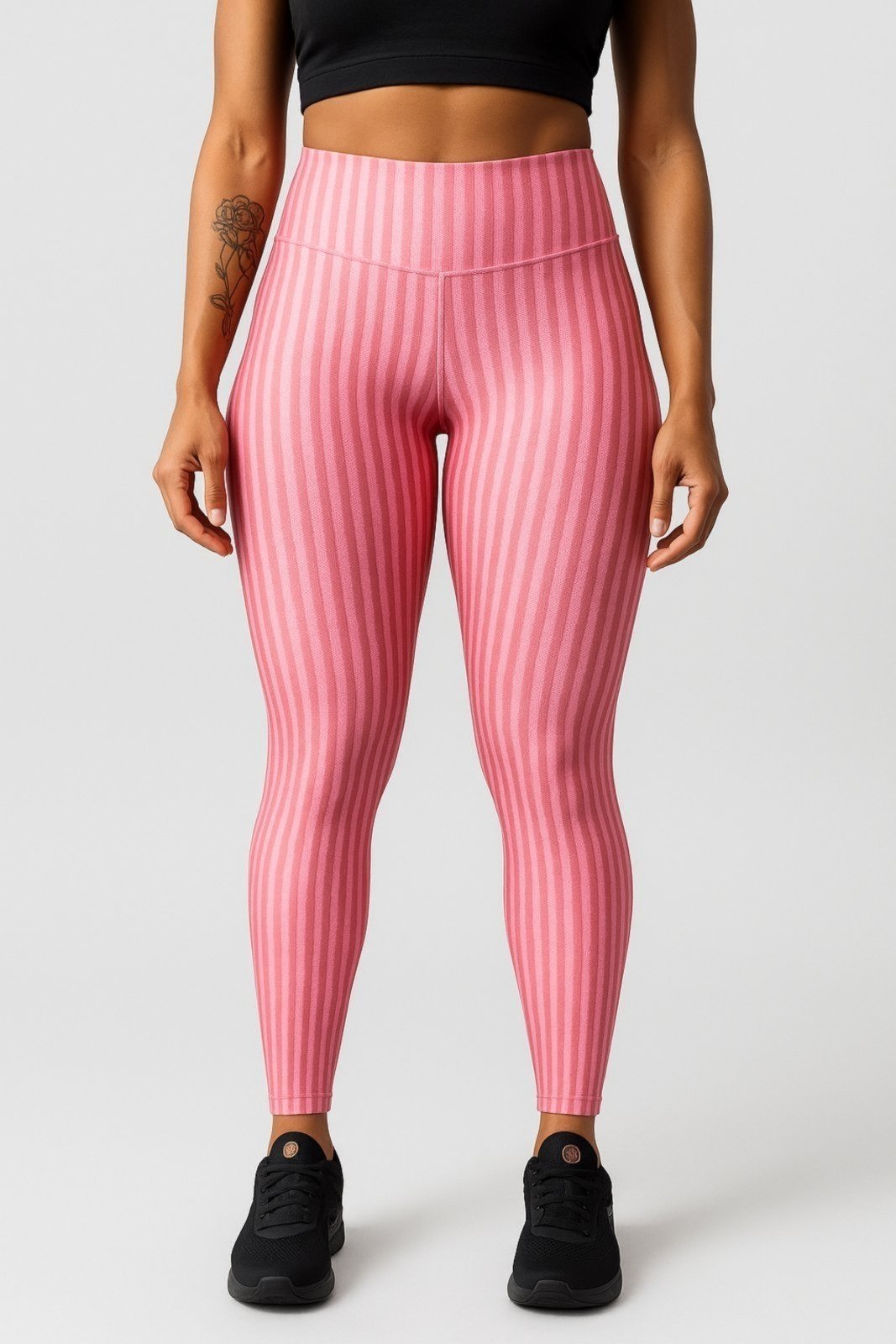 Calça Legging 3D D Bell Outlet Fashion Cintura Alta Academia Fitness Rosa