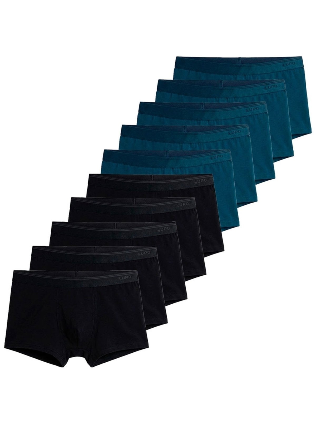 Kit com 10 Cuecas Sunga Lupo 480-003