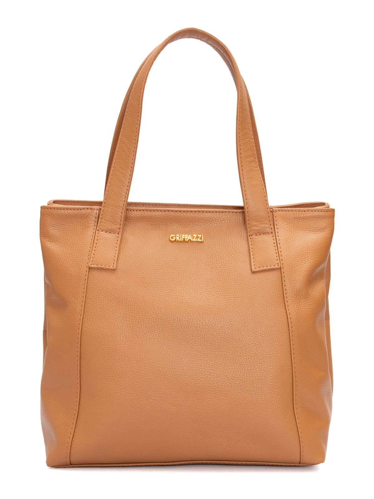 Bolsa de Couro Griffazzi Ombro Caramelo
