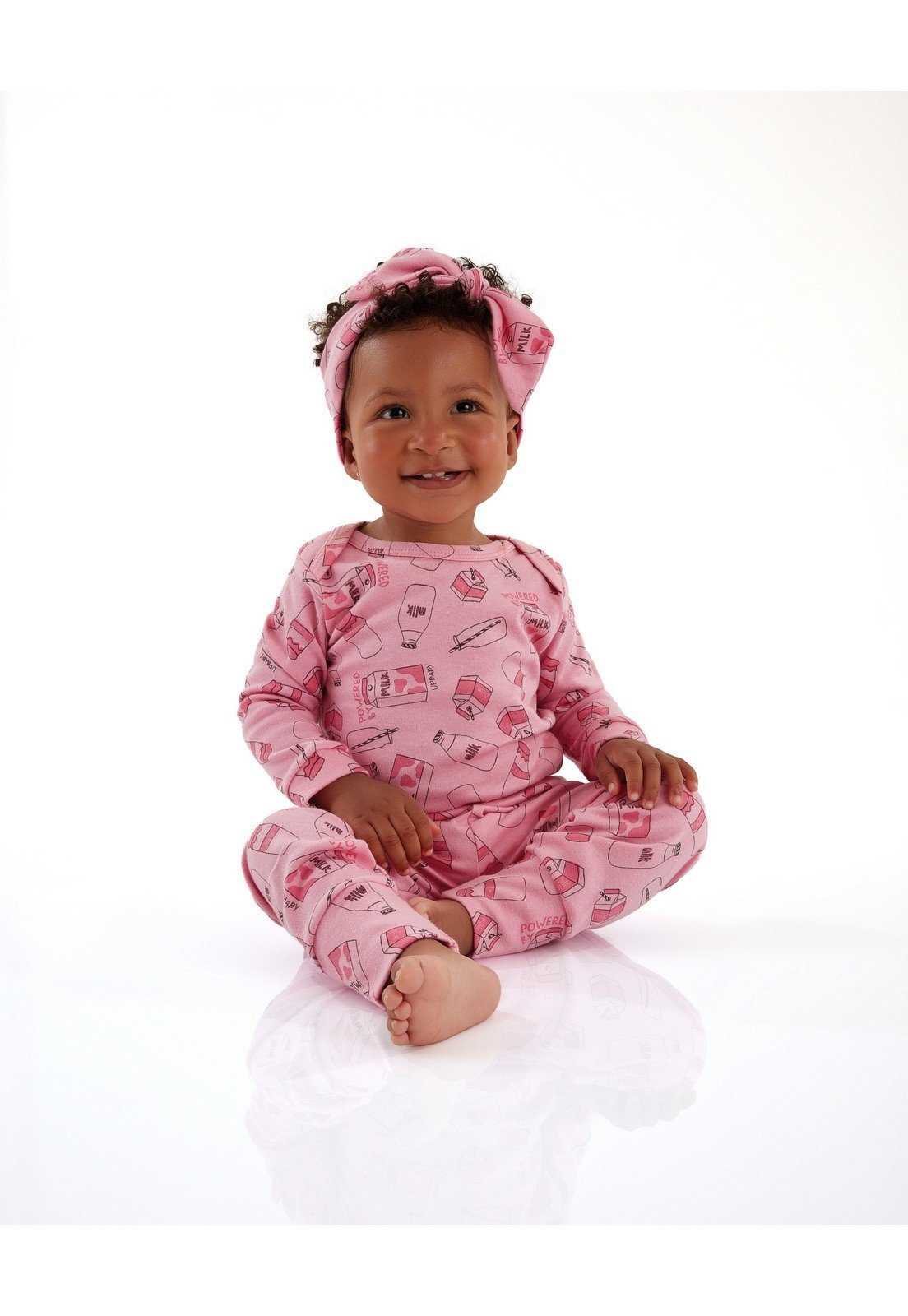 Infantil - Faixa de Cabelo Essentials Up Baby Rosa Pink