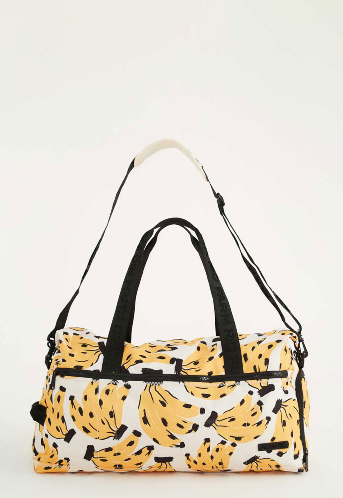 Bolsa Feminina FARM Findi Bossa Banana Branca e Amarela