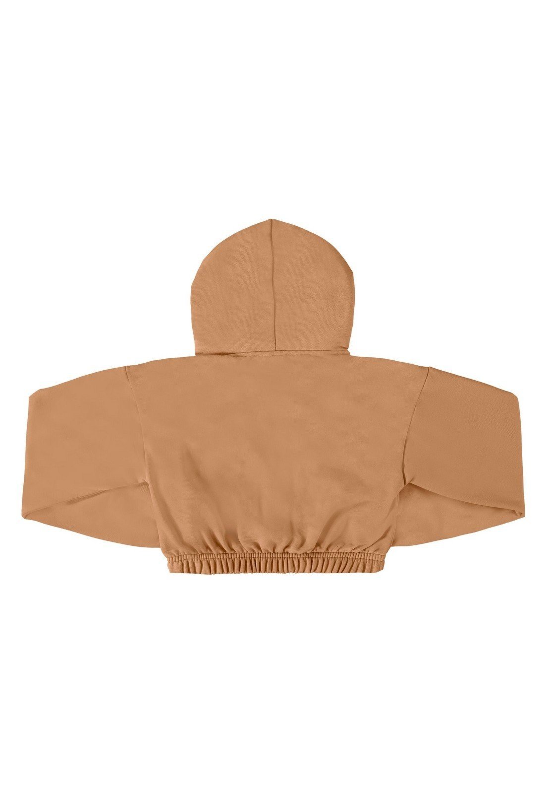 Vista 3 Infantil - Jaqueta em Moletom e Pelo Juvenil Gloss marrom Gloss marrom