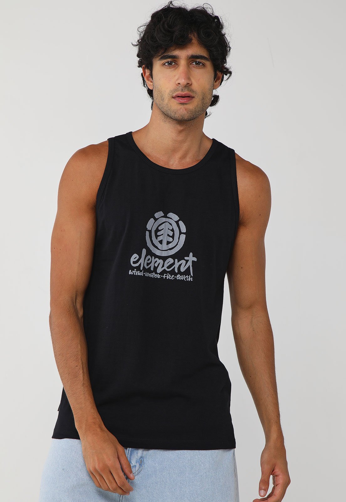 Regata Masculina Element Brushed Preta