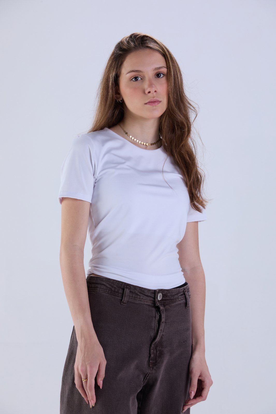 Camiseta Adulto Básica Feminina Suplex Essencial
